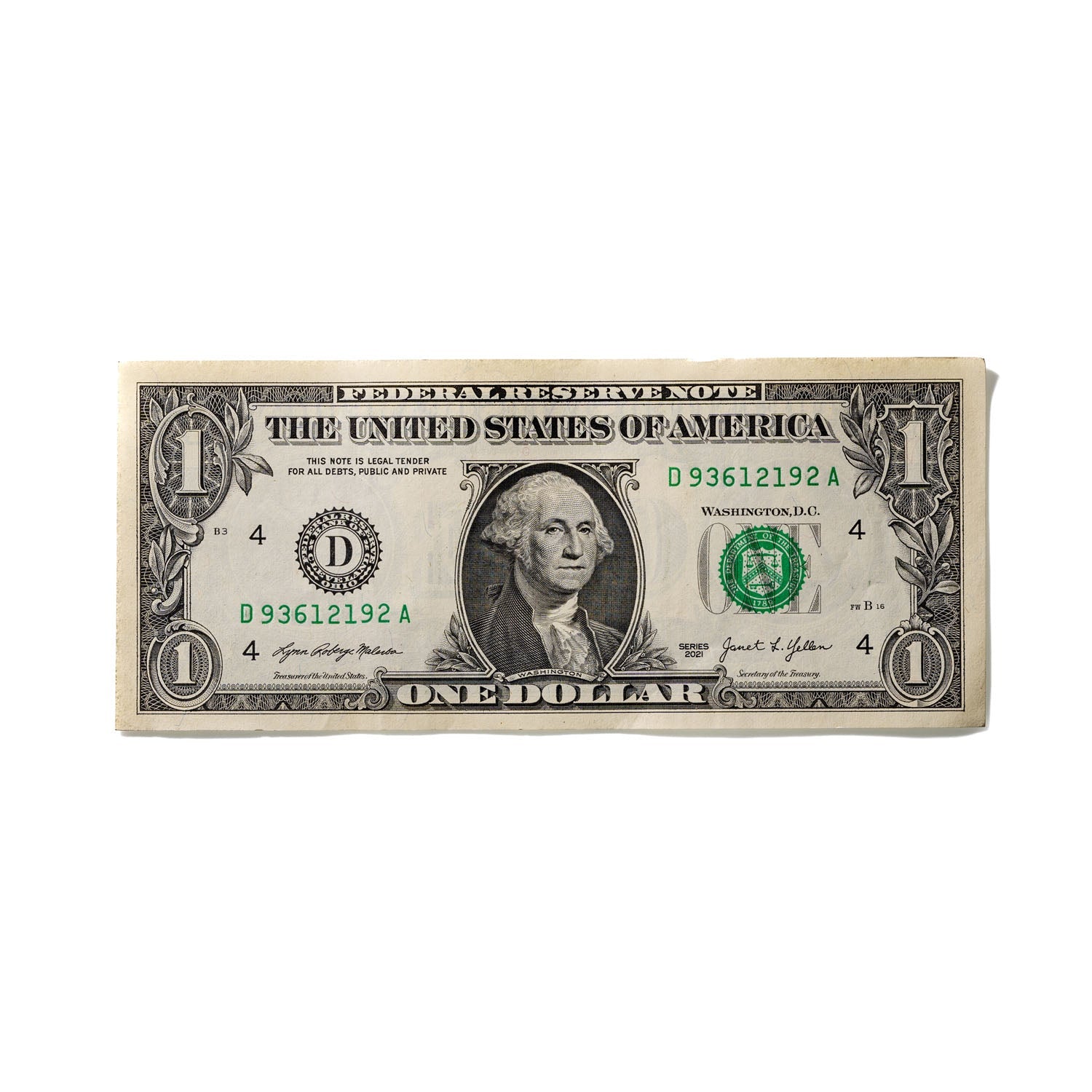 One-Dollar Bill No. 575