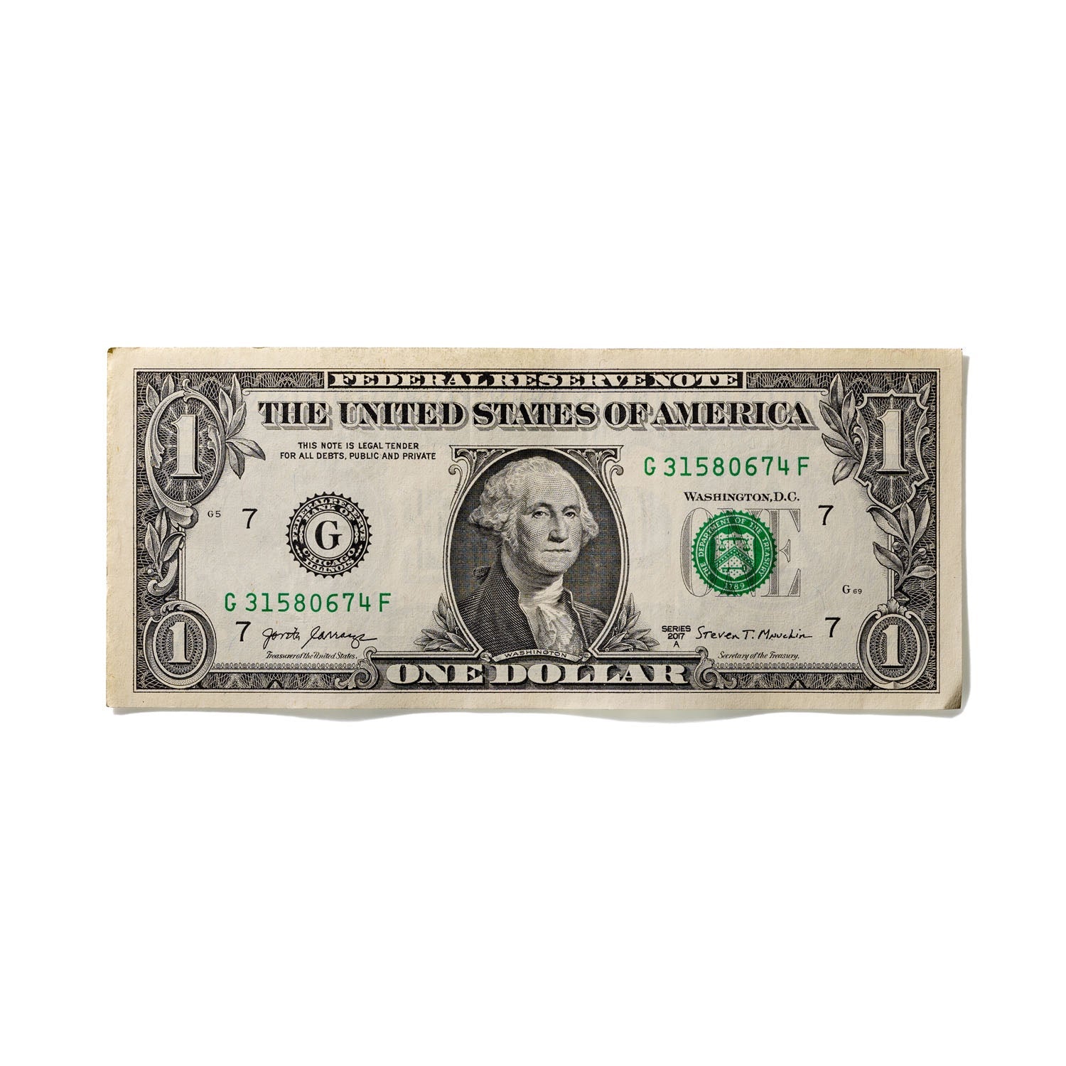 One-Dollar Bill No. 579