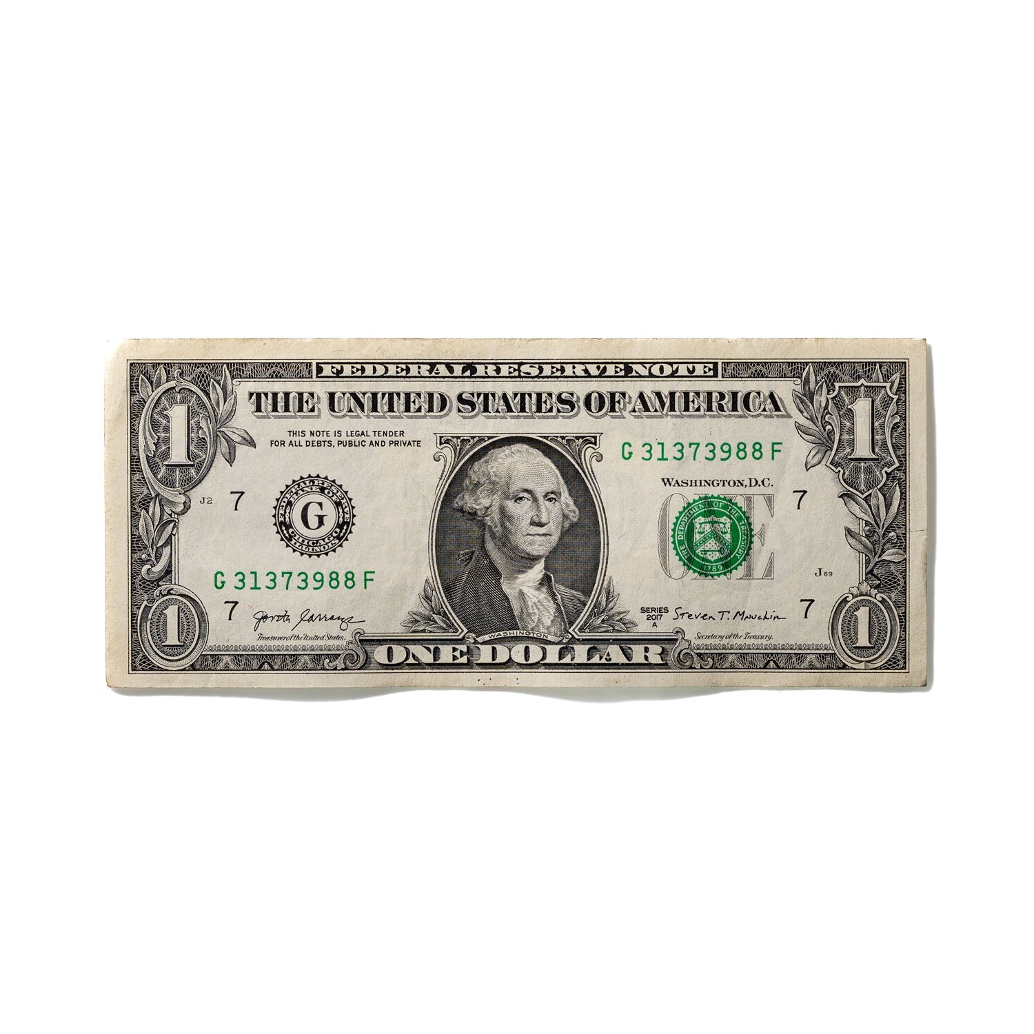 One-Dollar Bill No. 581