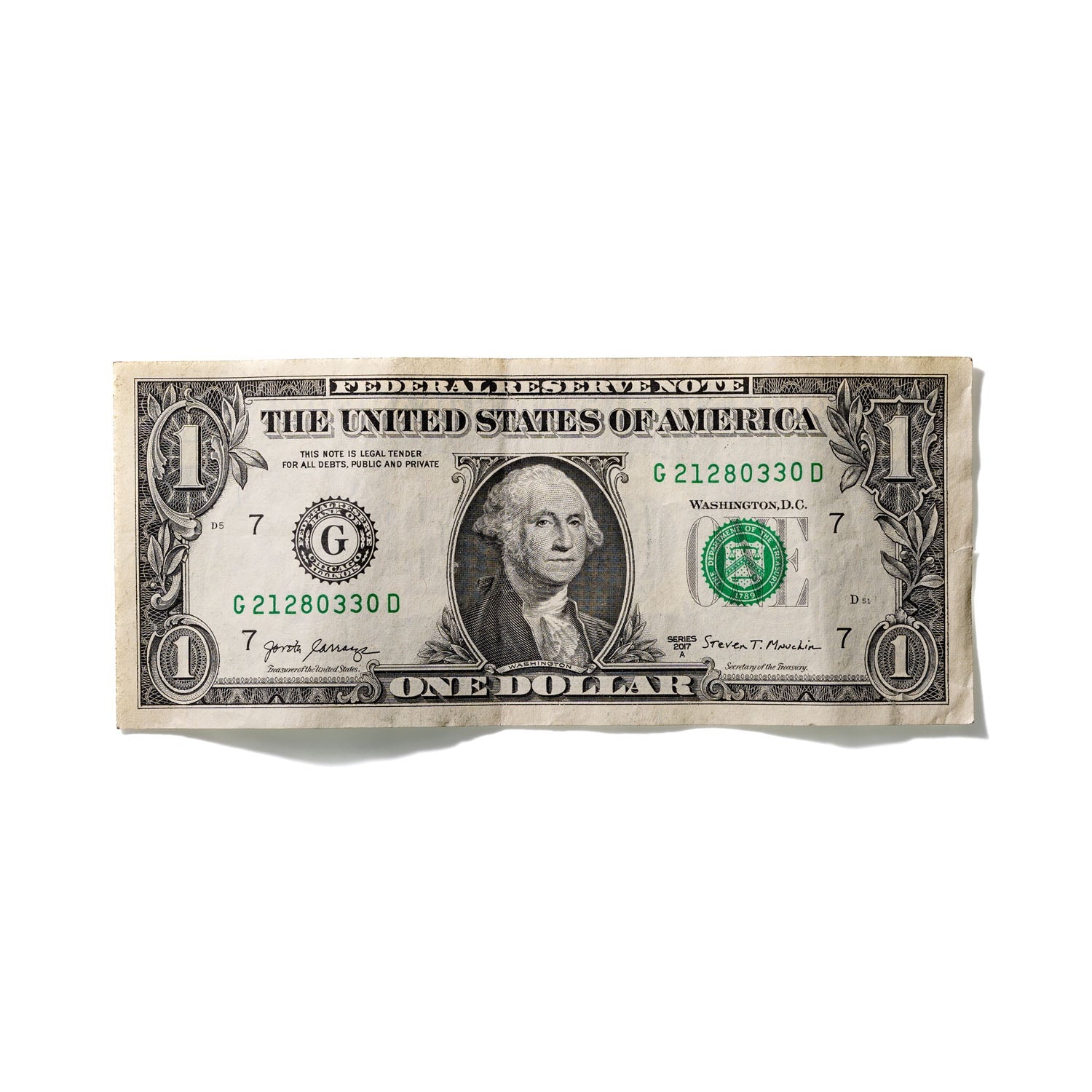 One-Dollar Bill No. 590