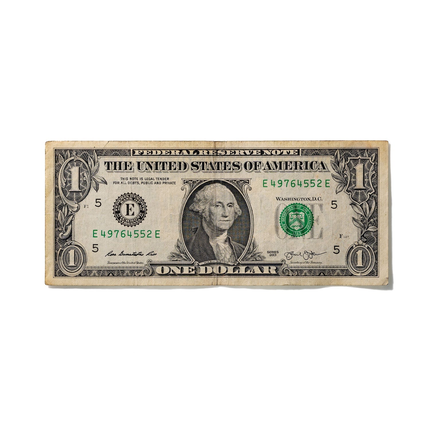 One-Dollar Bill No. 591