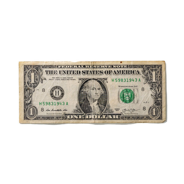 One-Dollar Bill No. 603