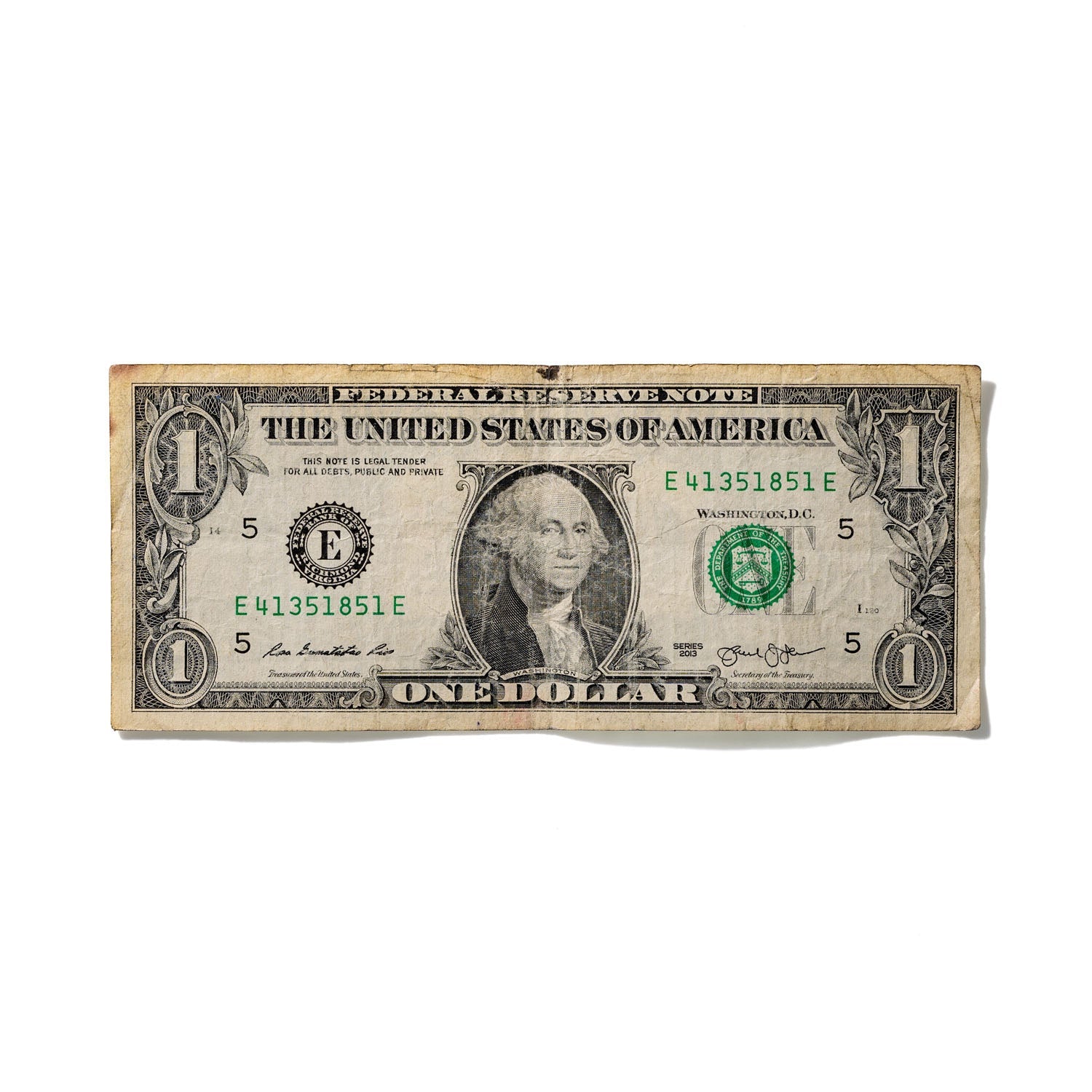 One-Dollar Bill No. 613