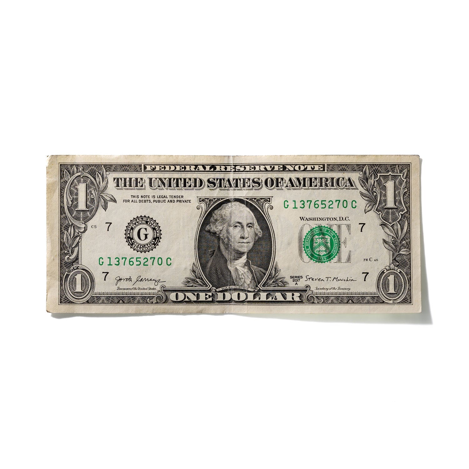 One-Dollar Bill No. 618