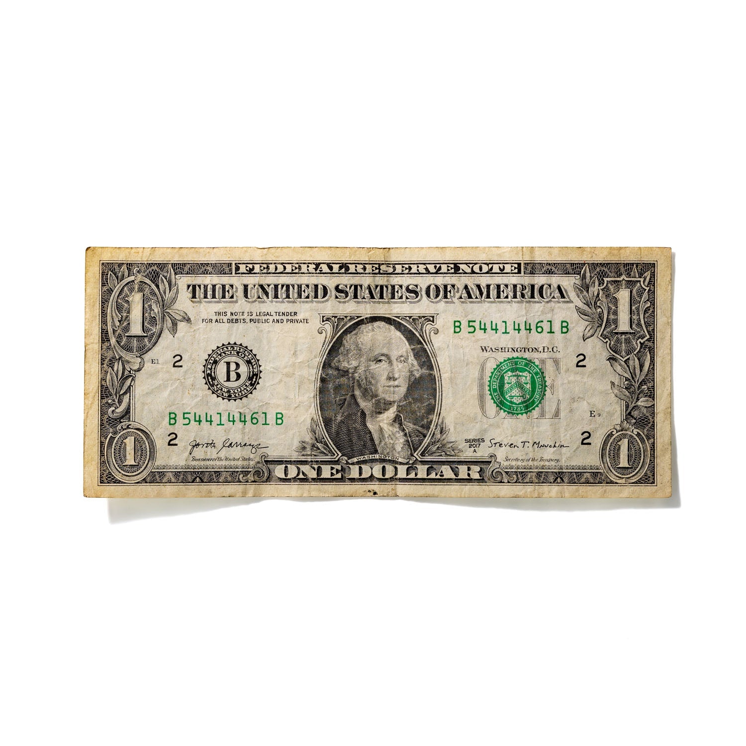 One-Dollar Bill No. 621