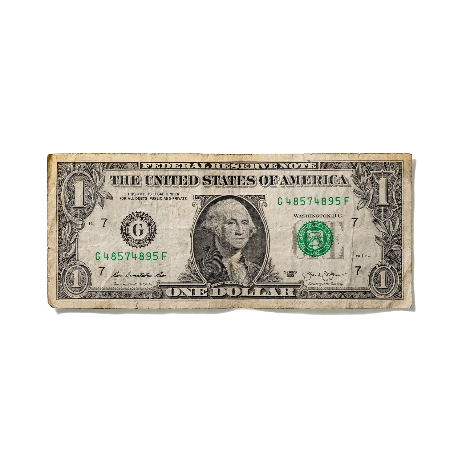 One-Dollar Bill No. 623