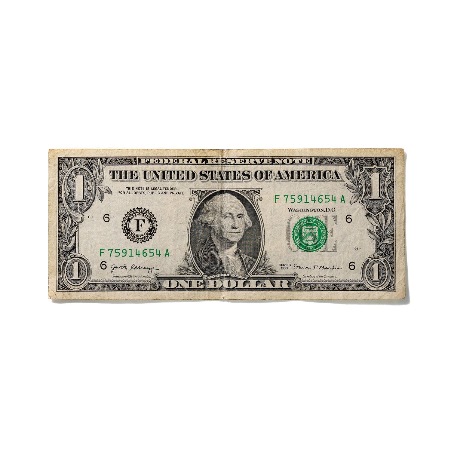 One-Dollar Bill No. 626