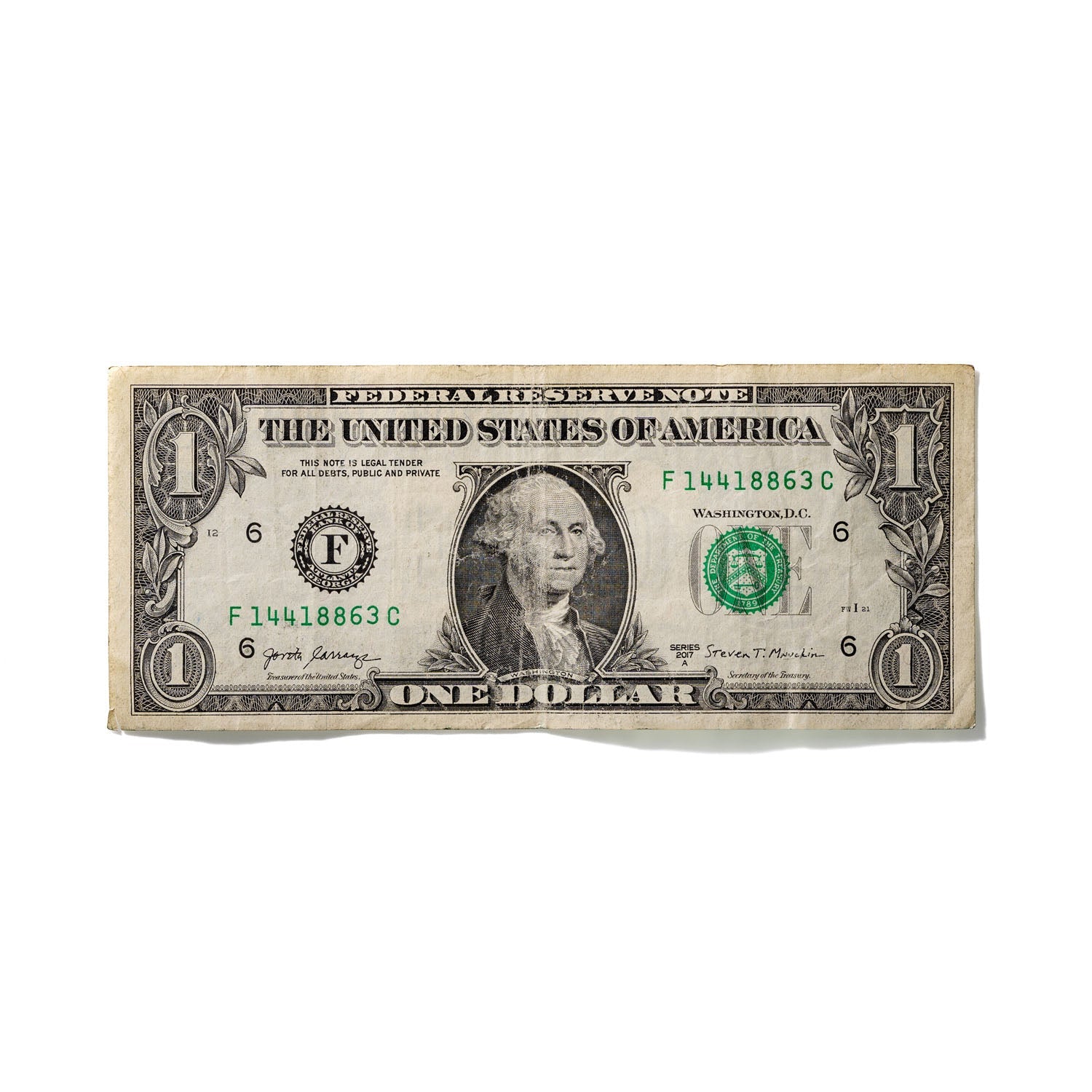 One-Dollar Bill No. 630