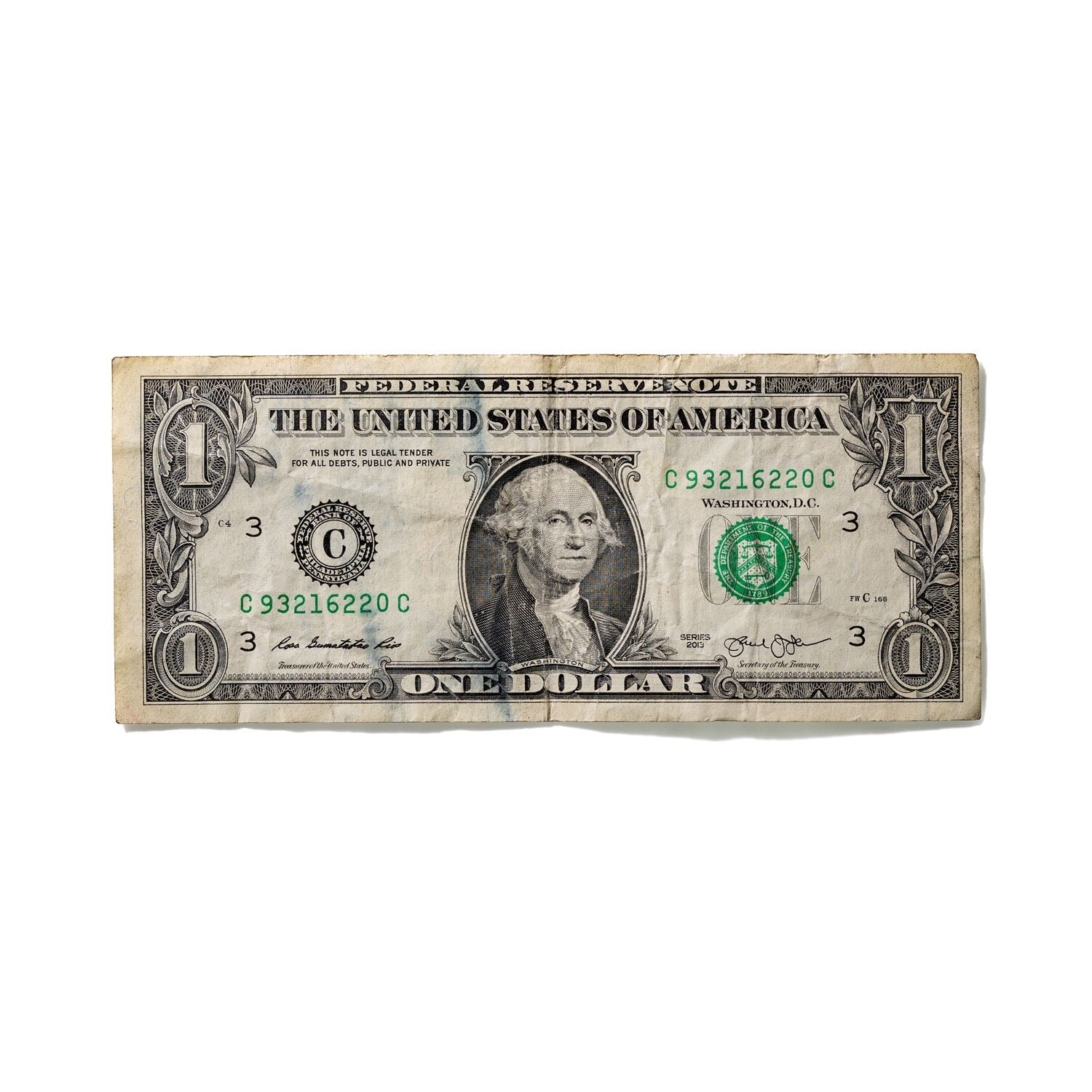 One-Dollar Bill No. 632