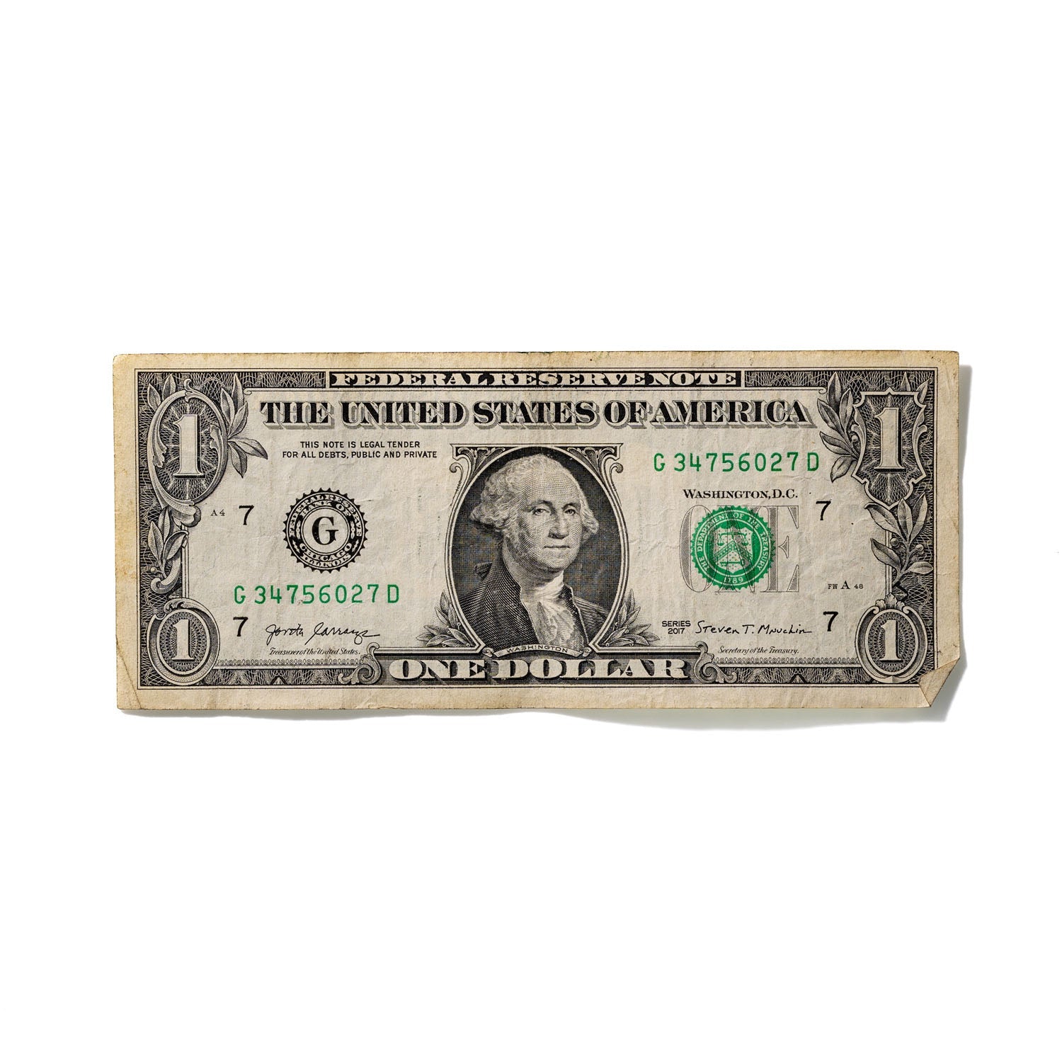 One-Dollar Bill No. 651