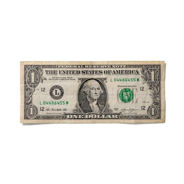 One-Dollar Bill No. 656