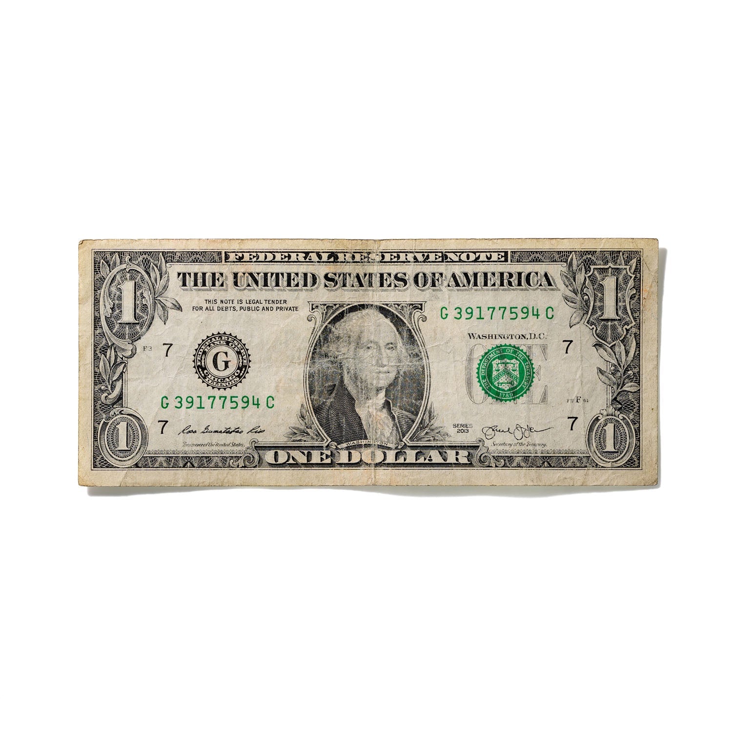 One-Dollar Bill No. 661