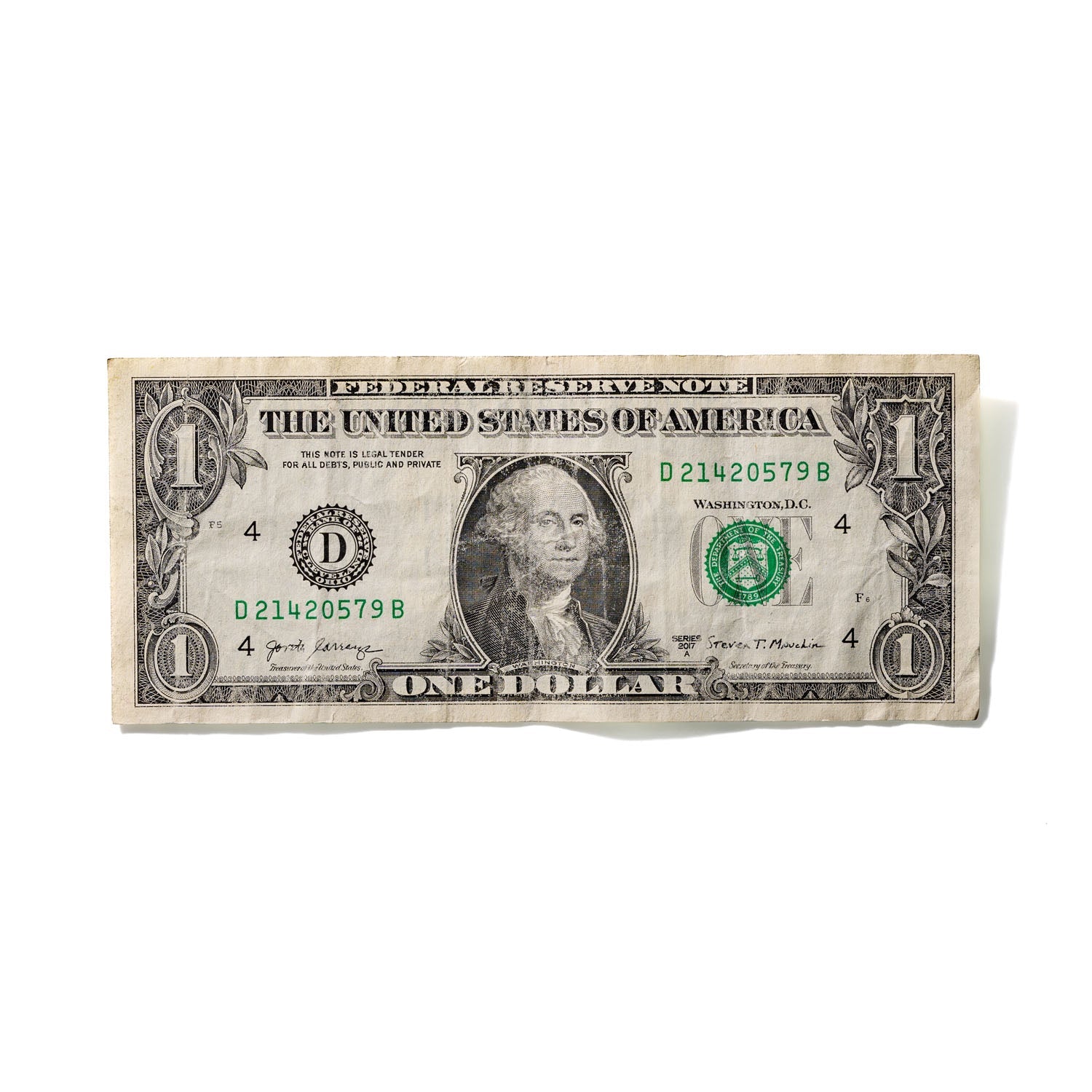 One-Dollar Bill No. 675