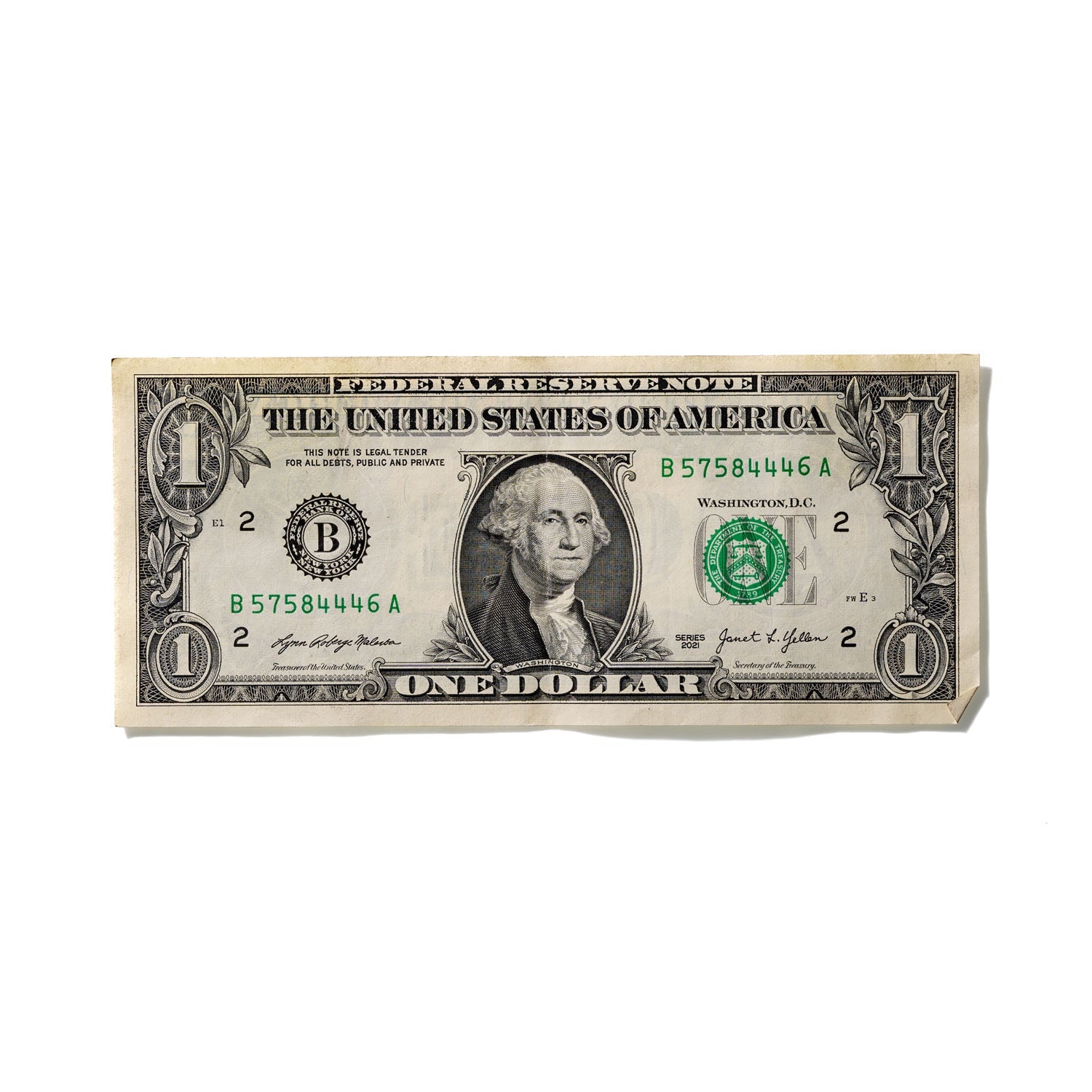 One-Dollar Bill No. 676