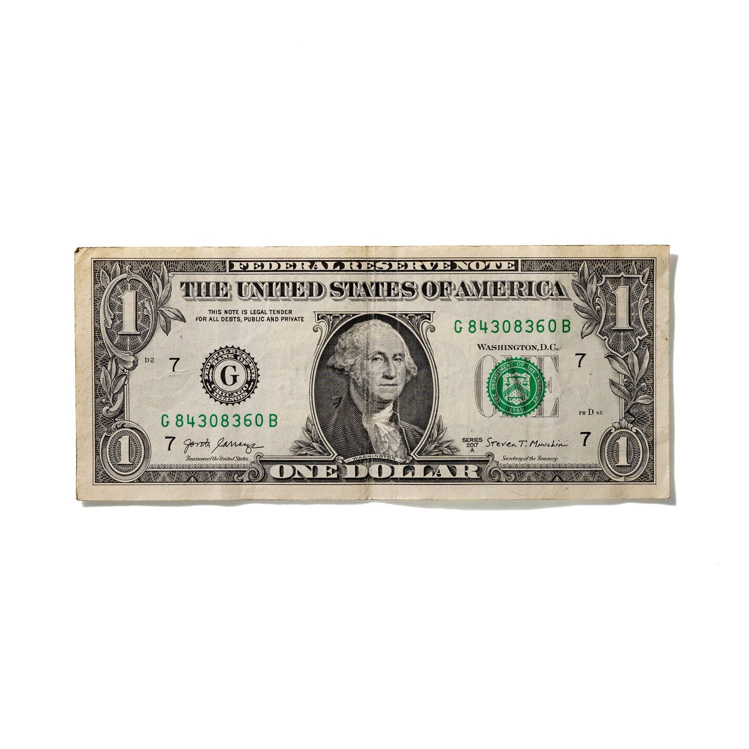 One-Dollar Bill No. 678