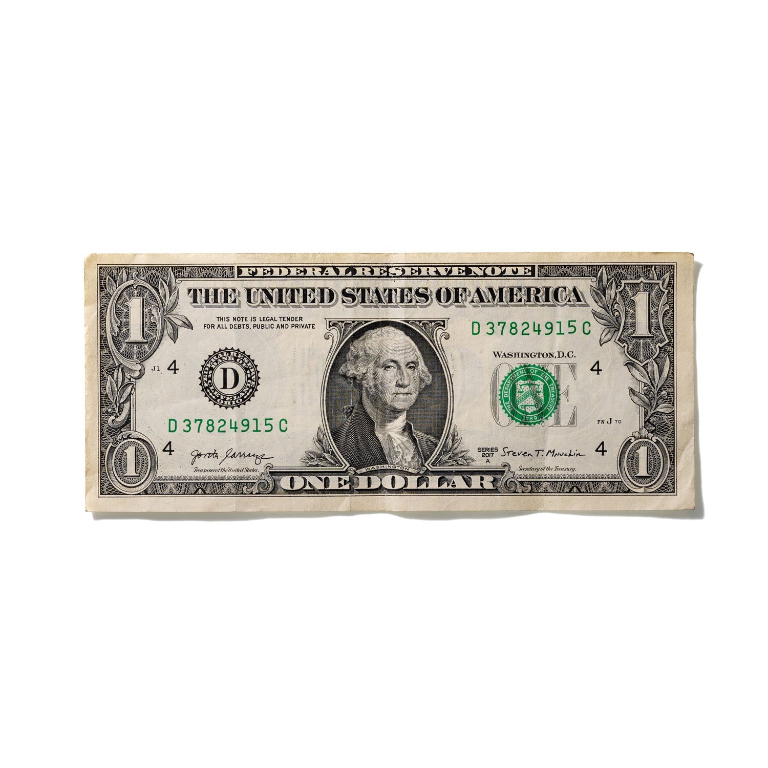 One-Dollar Bill No. 685