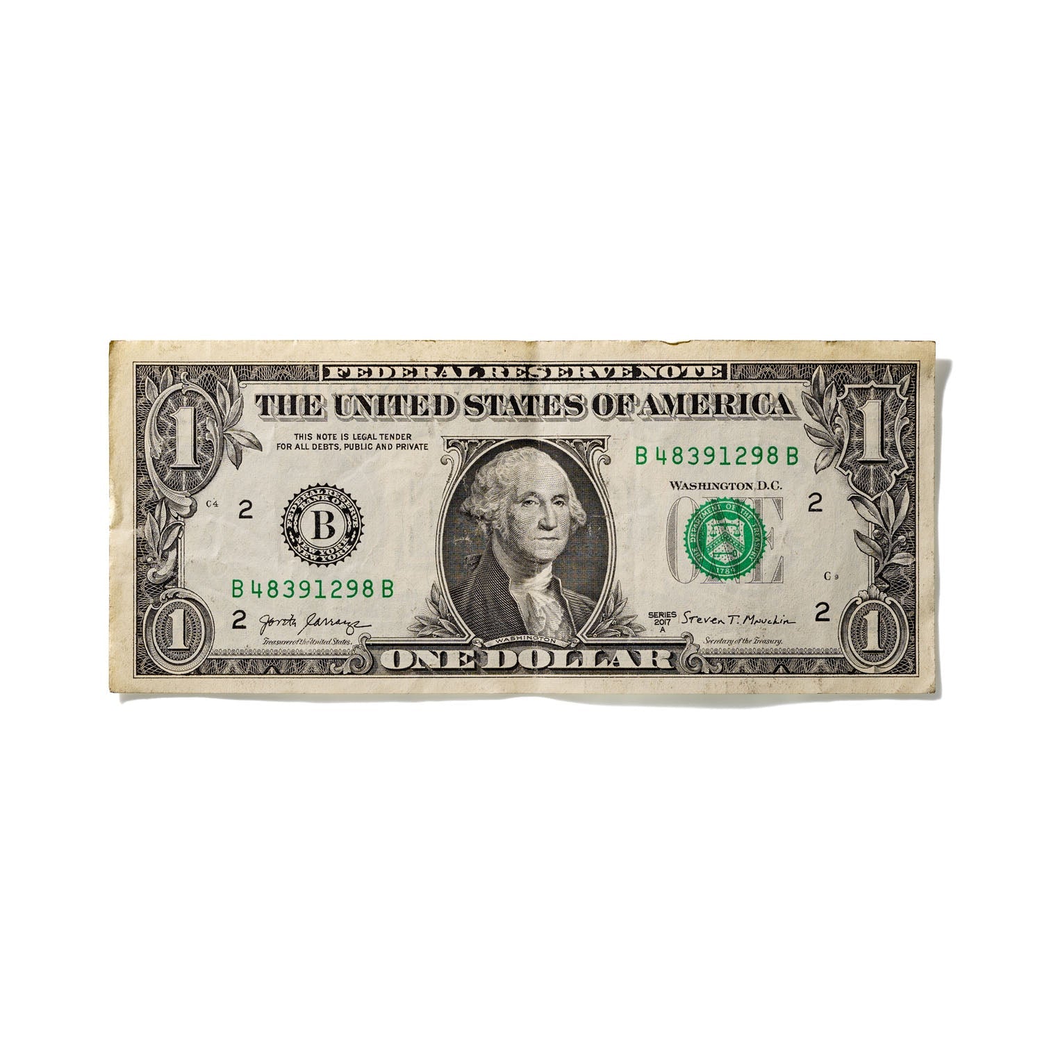 One-Dollar Bill No. 691