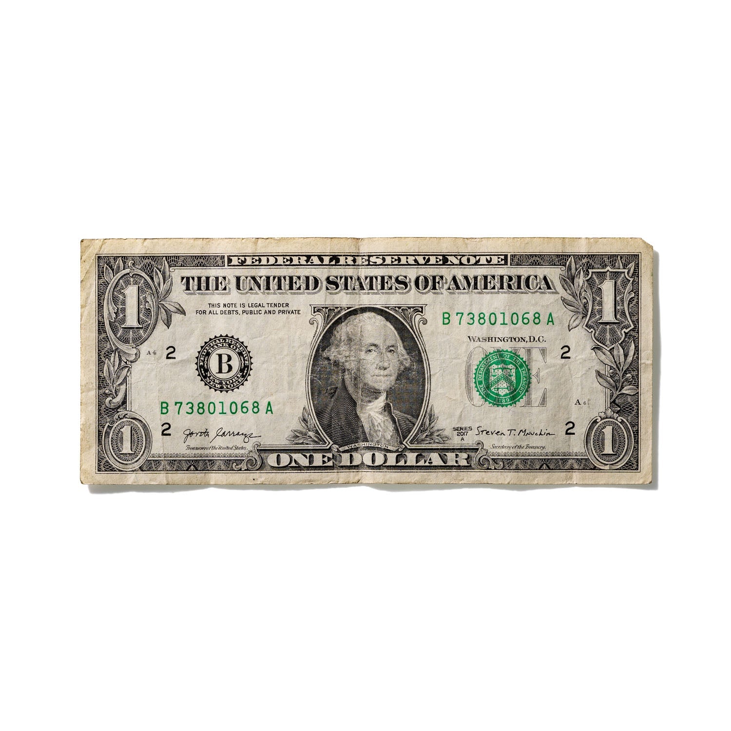 One-Dollar Bill No. 692