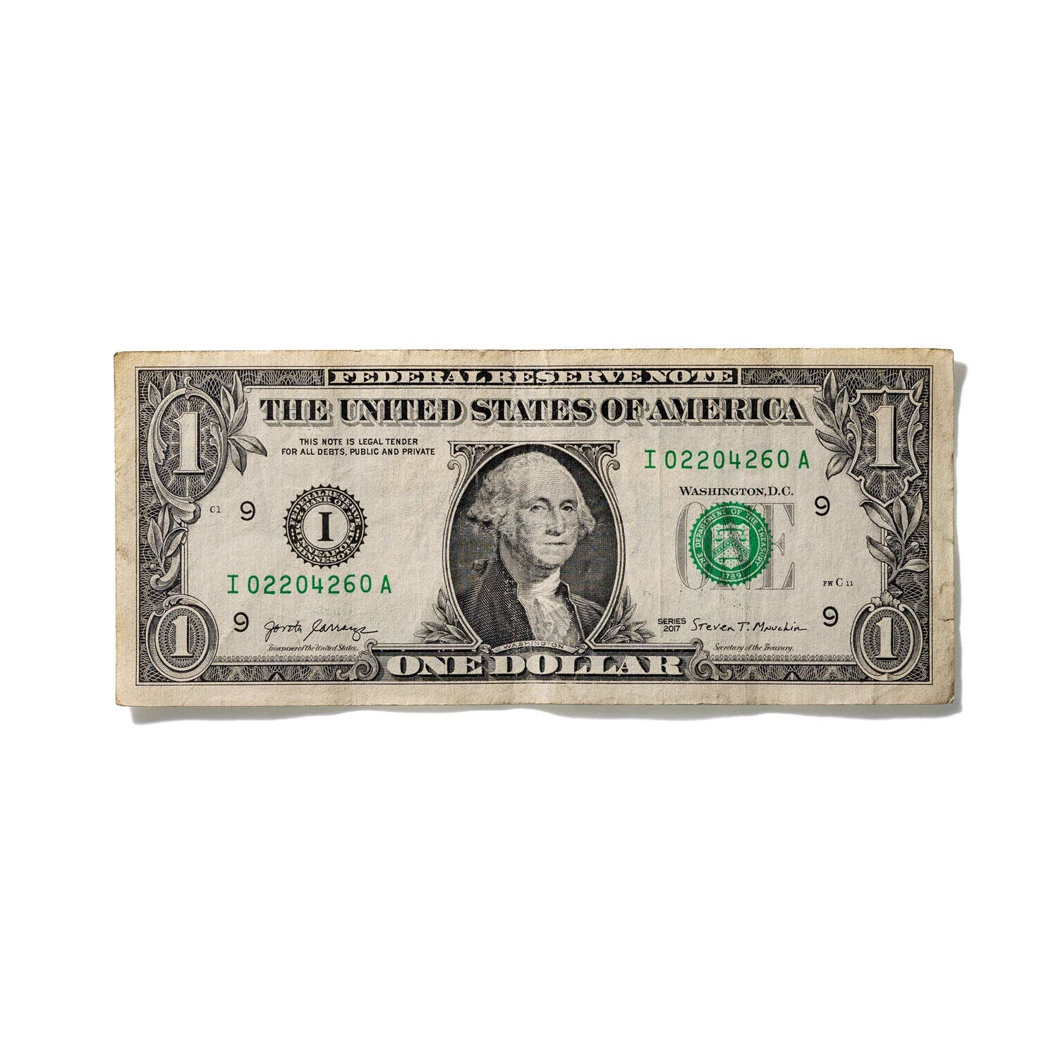 One-Dollar Bill No. 695