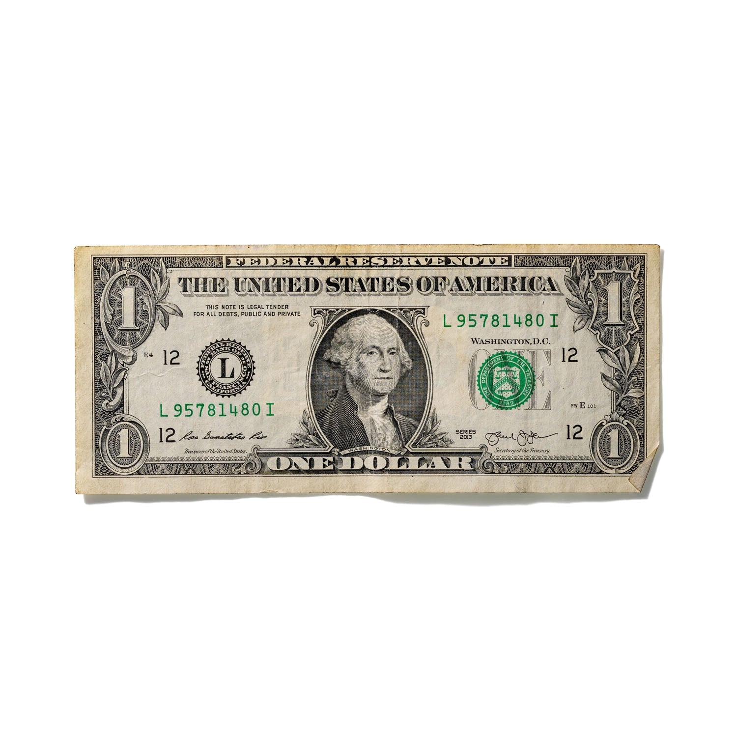 One-Dollar Bill No. 696