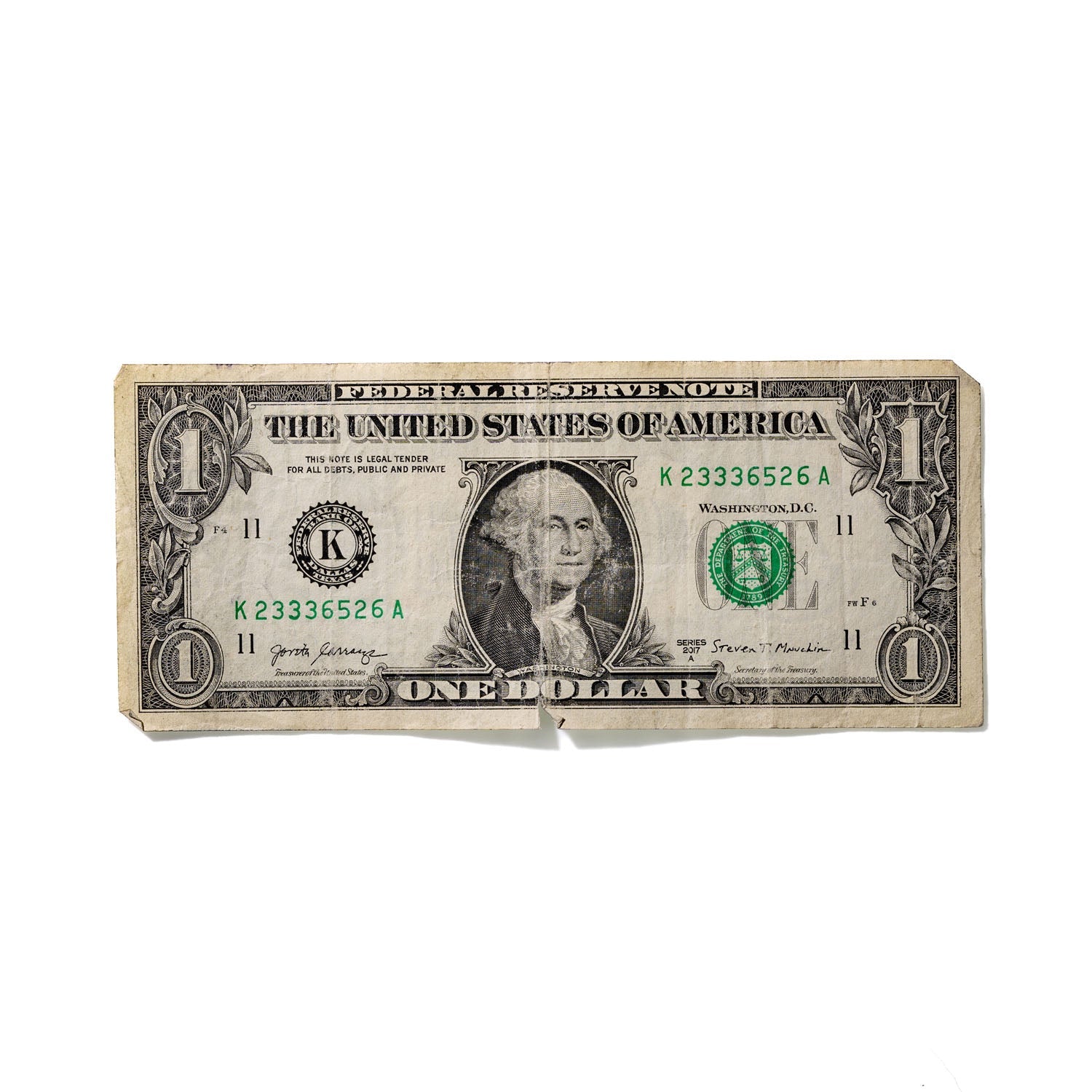 One-Dollar Bill No. 709