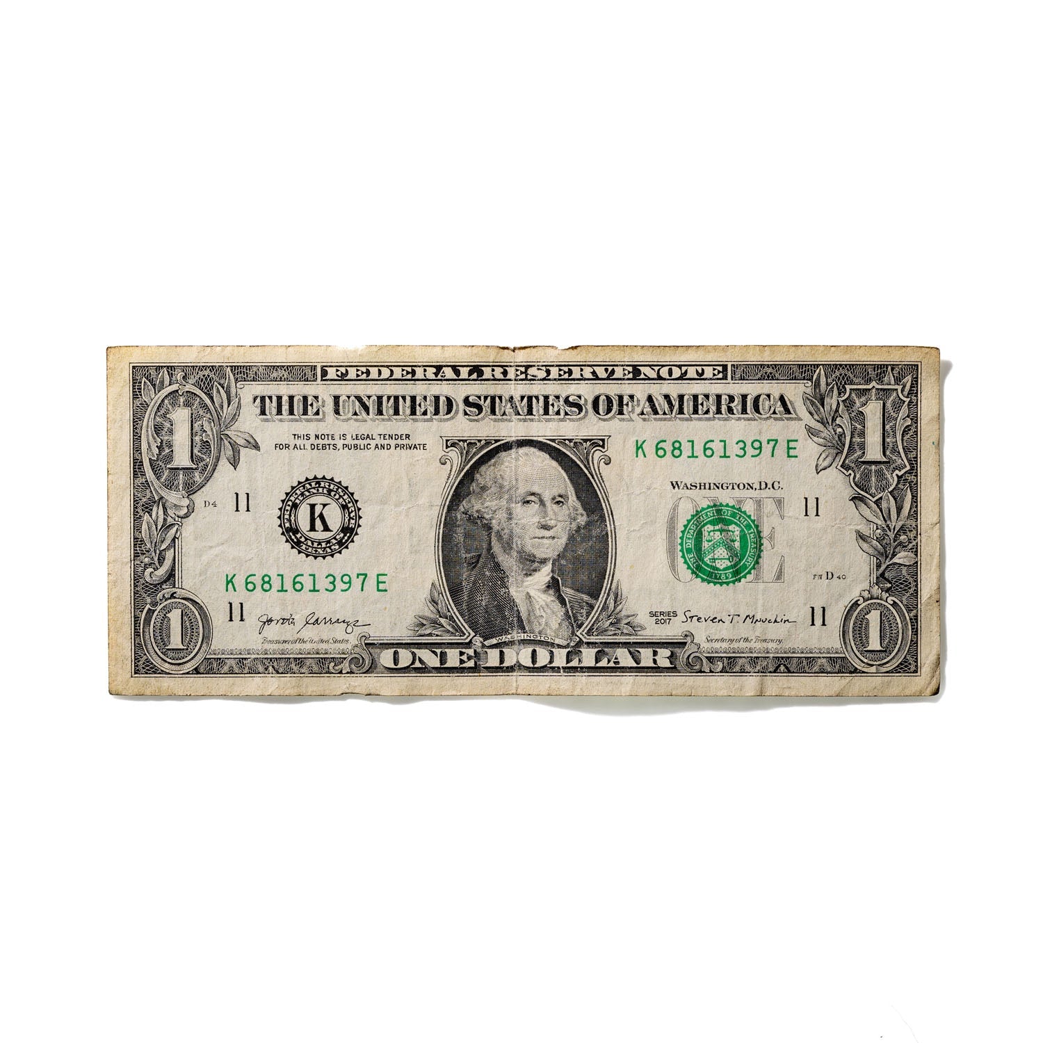 One-Dollar Bill No. 710