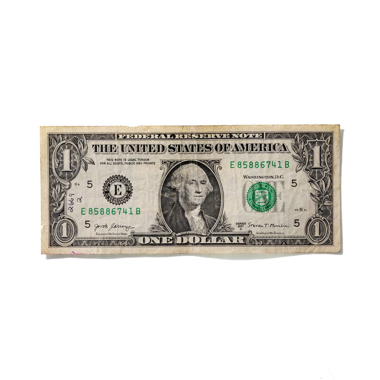 One-Dollar Bill No. 718