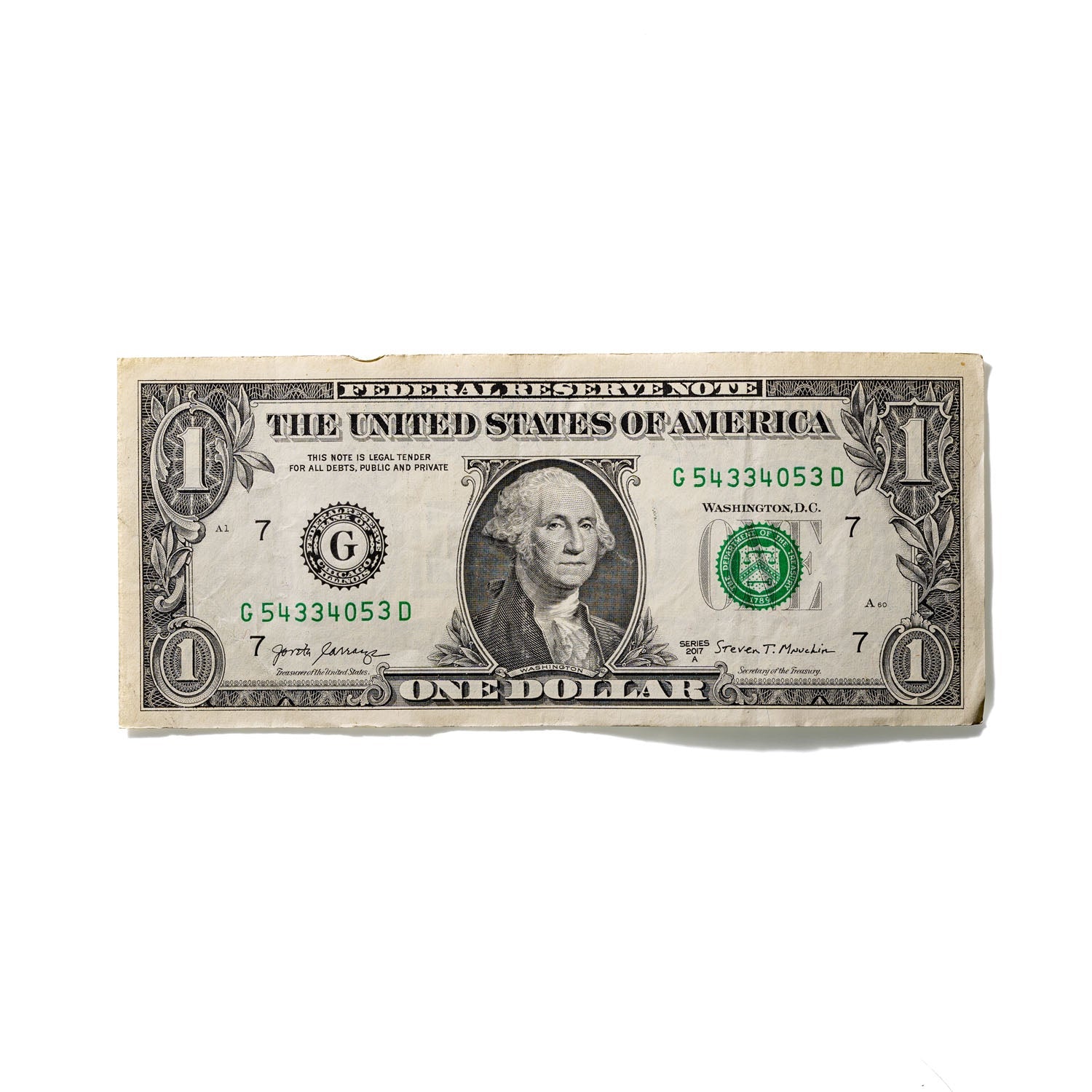 One-Dollar Bill No. 720