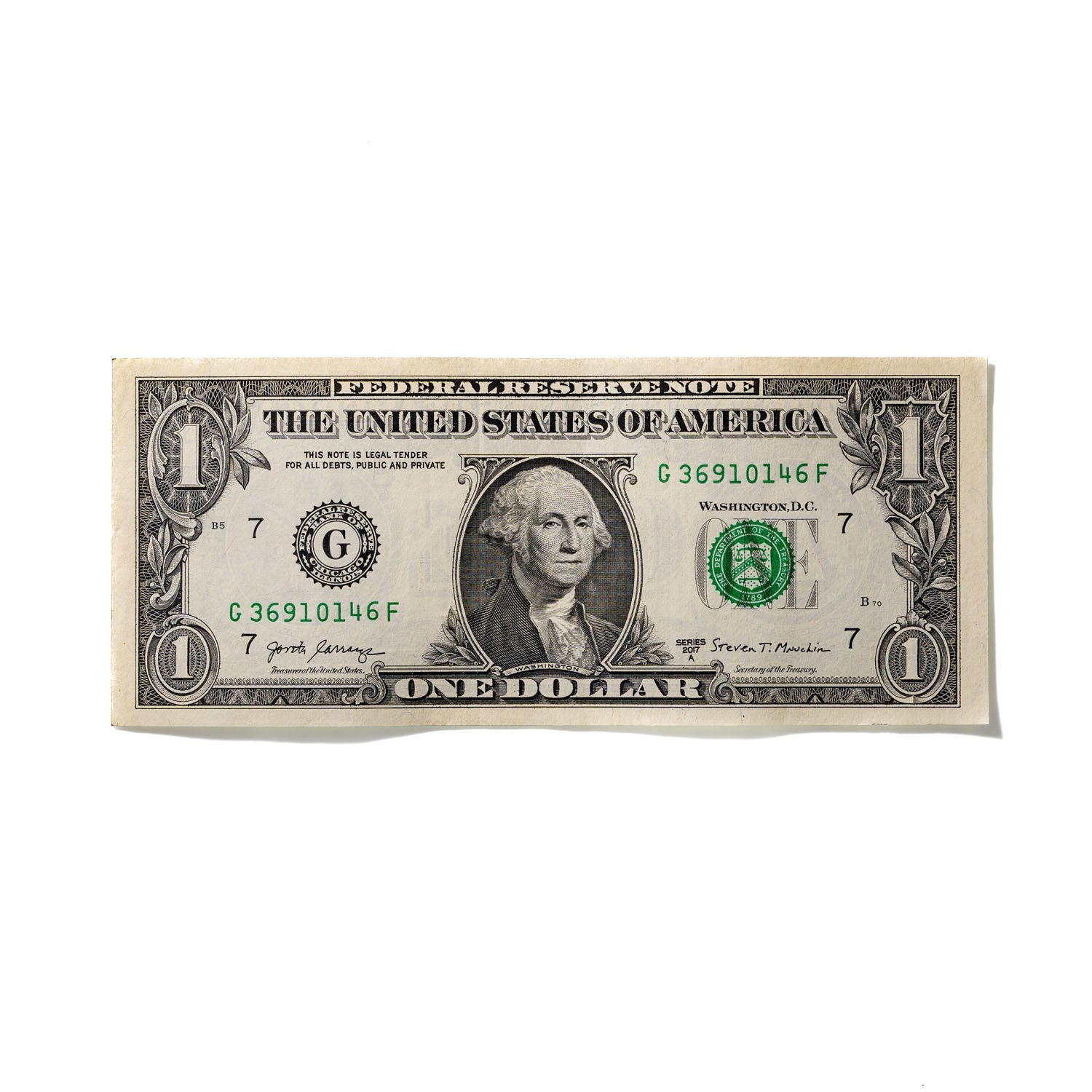 One-Dollar Bill No. 726