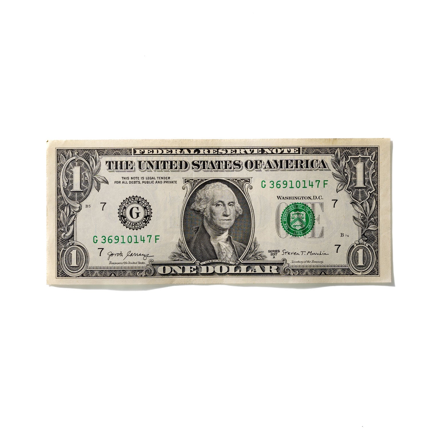 One-Dollar Bill No. 727