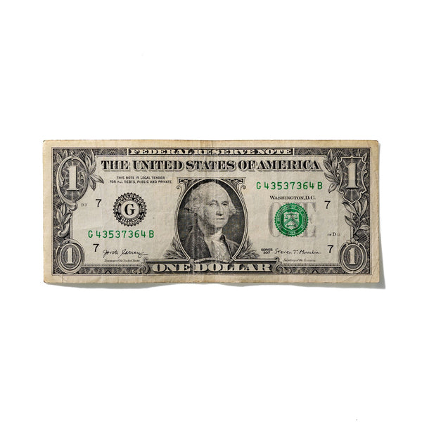 One-Dollar Bill No. 728