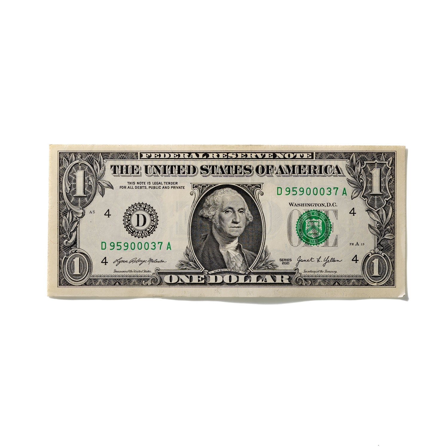 One-Dollar Bill No. 732