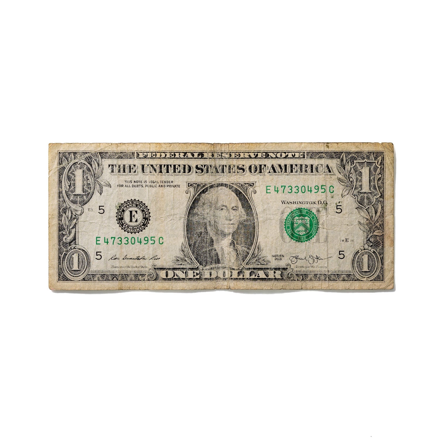 One-Dollar Bill No. 737