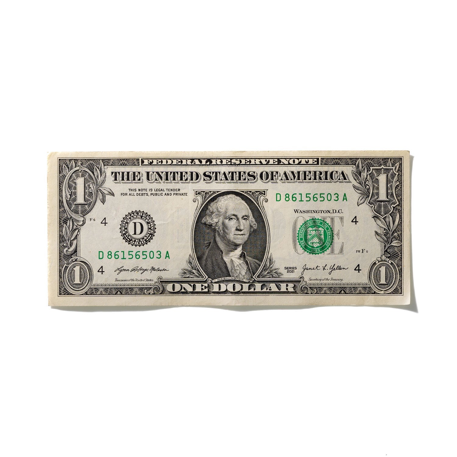 One-Dollar Bill No. 739