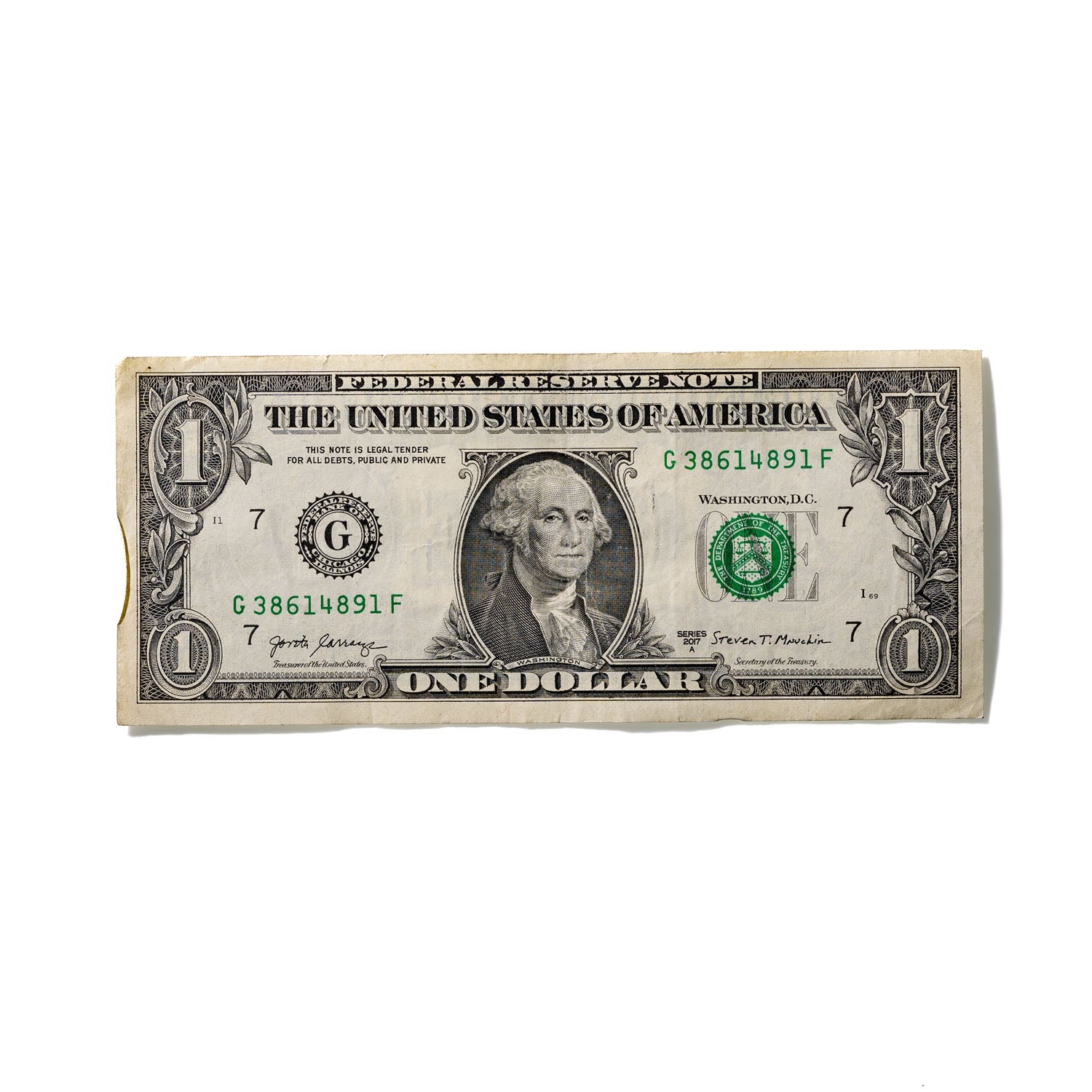 One-Dollar Bill No. 742