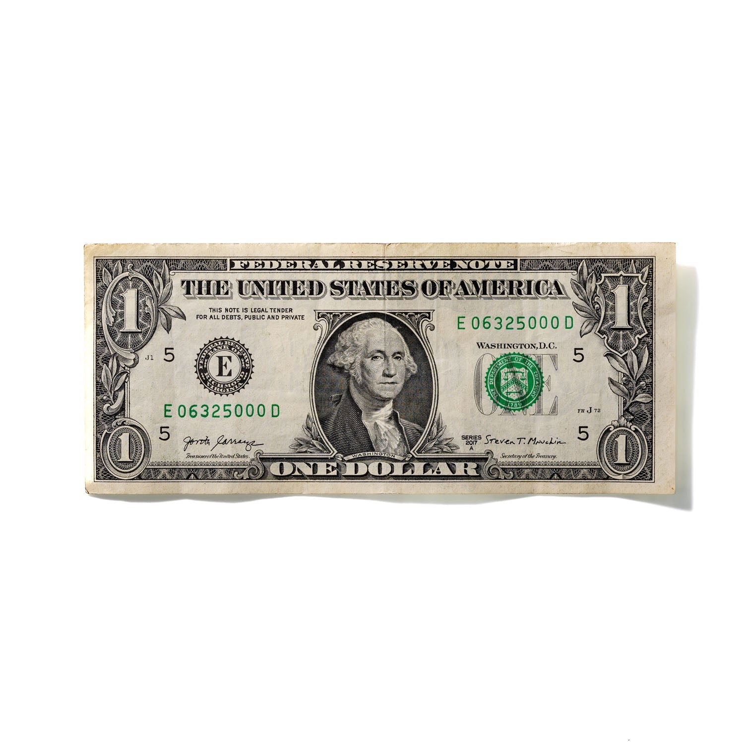 One-Dollar Bill No. 744