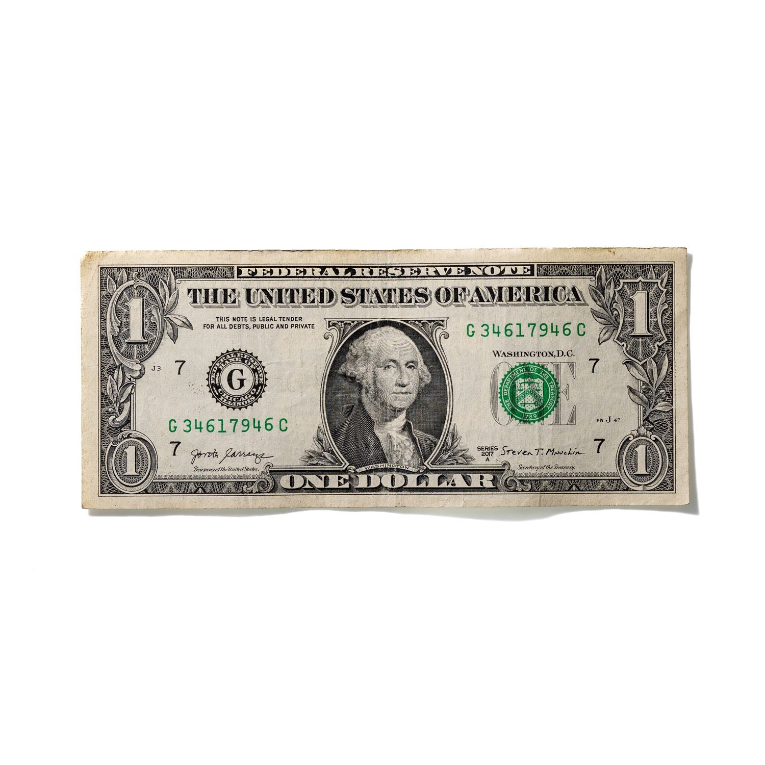 One-Dollar Bill No. 750