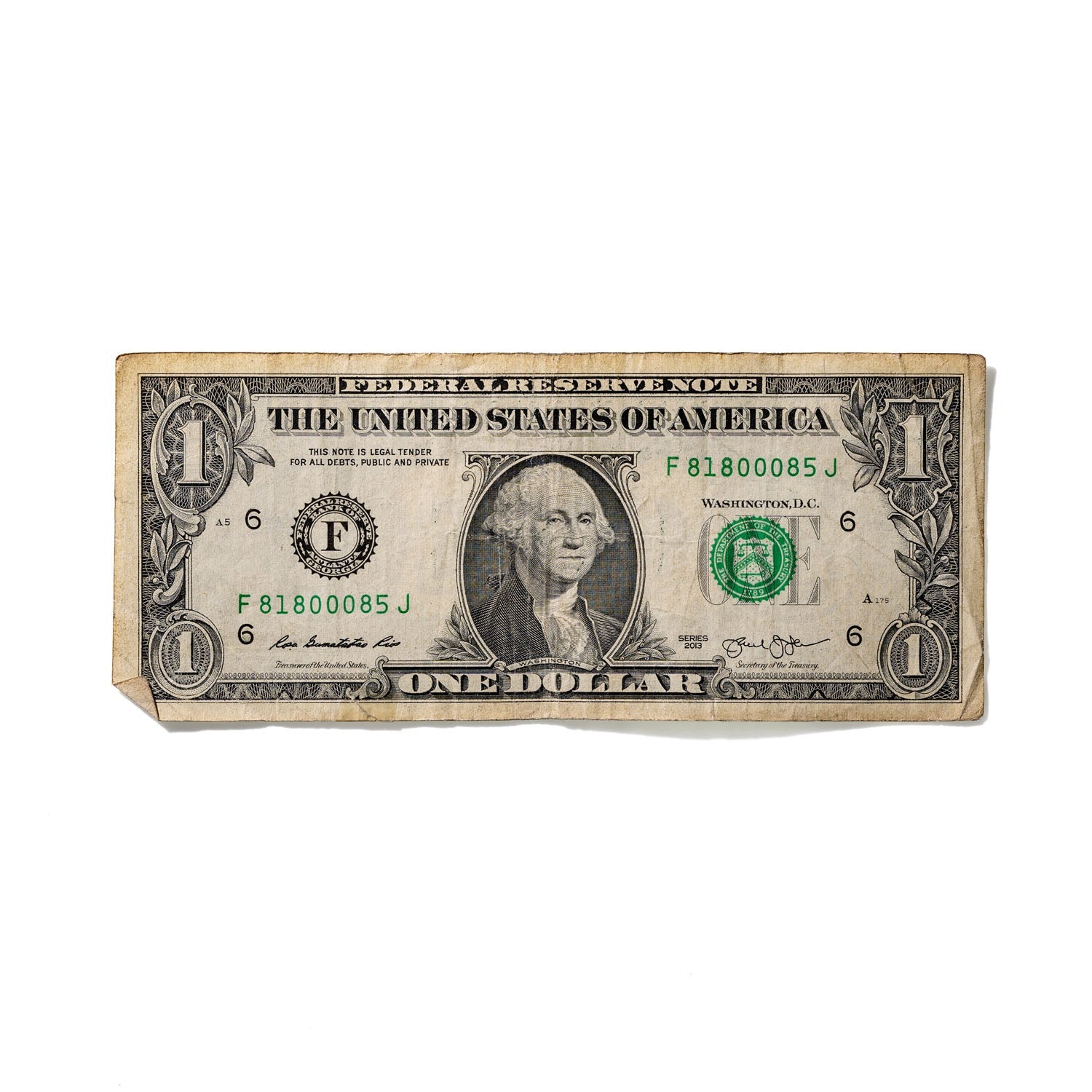 One-Dollar Bill No. 759