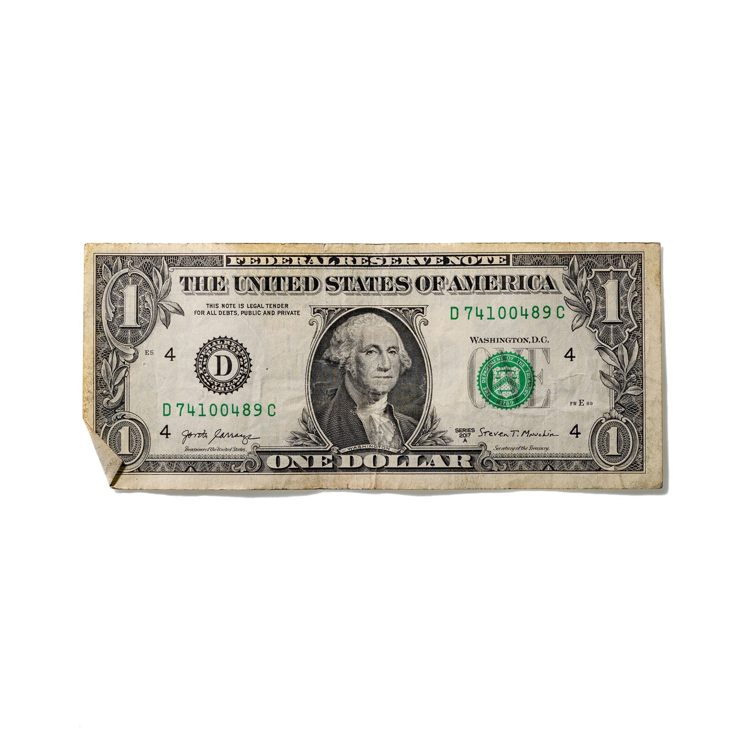 One-Dollar Bill No. 763