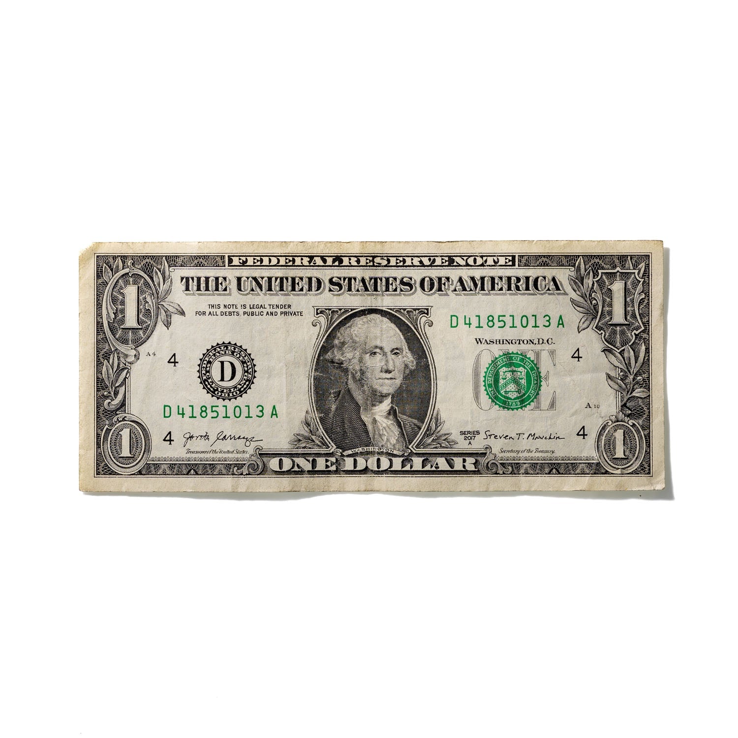 One-Dollar Bill No. 770