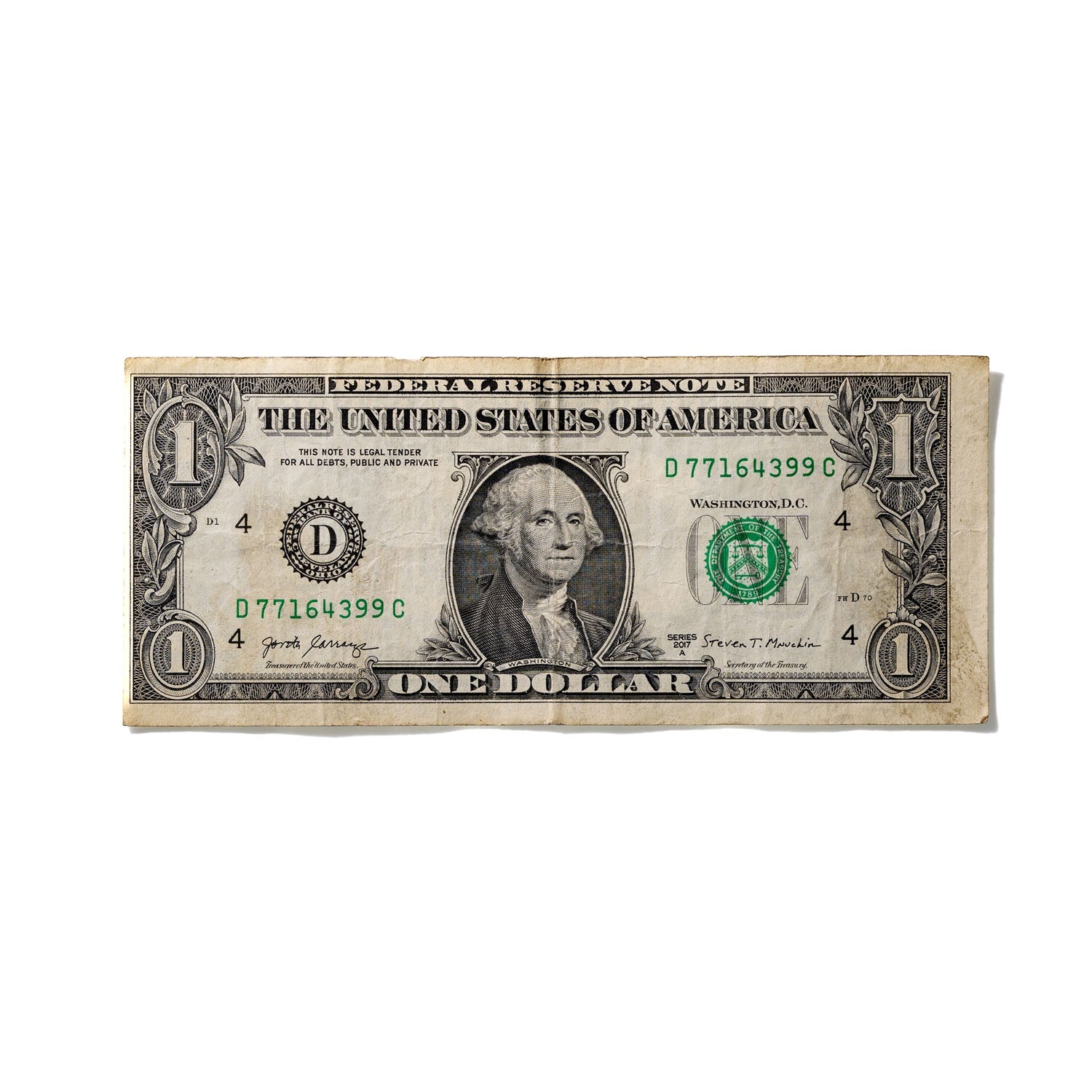 One-Dollar Bill No. 783