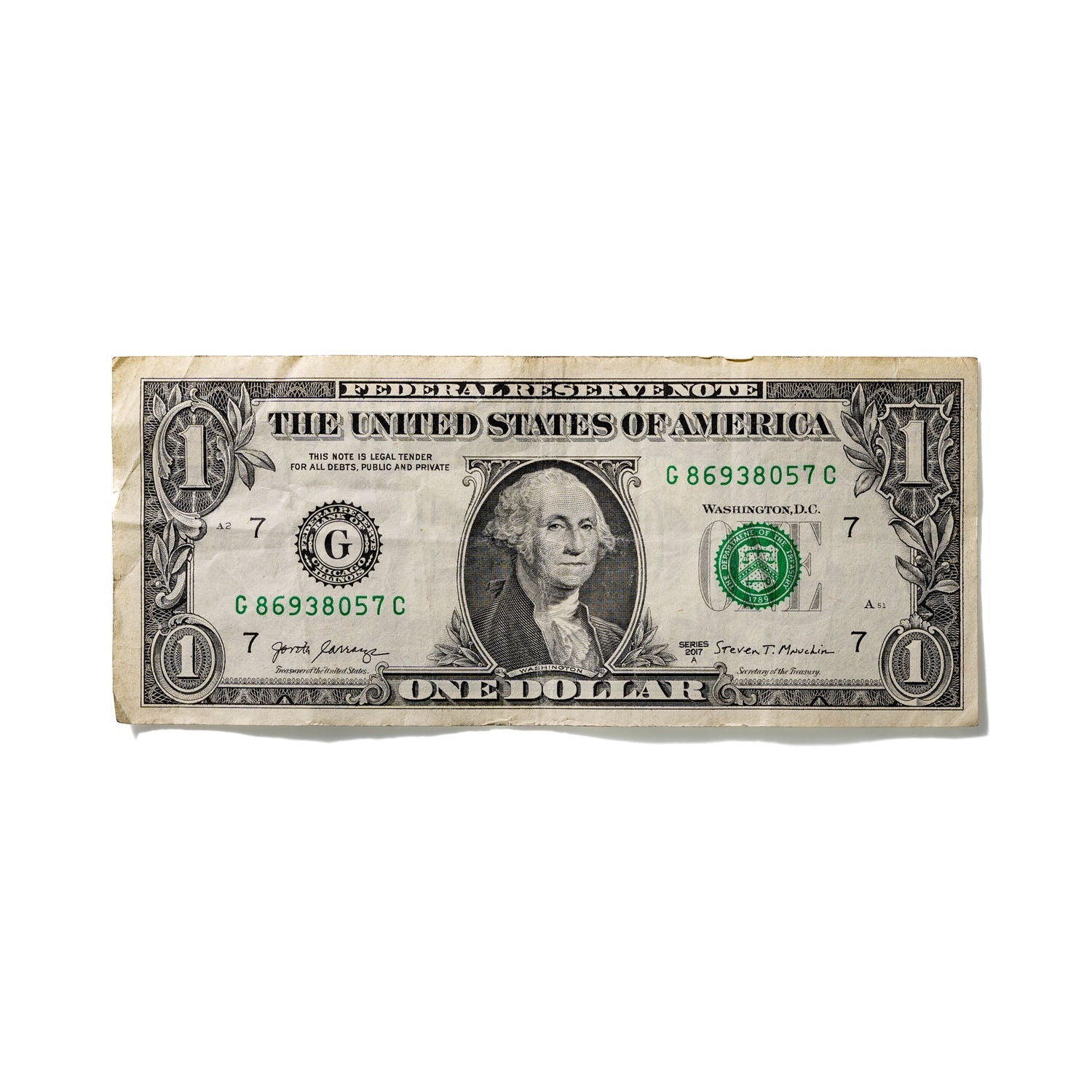 One-Dollar Bill No. 786