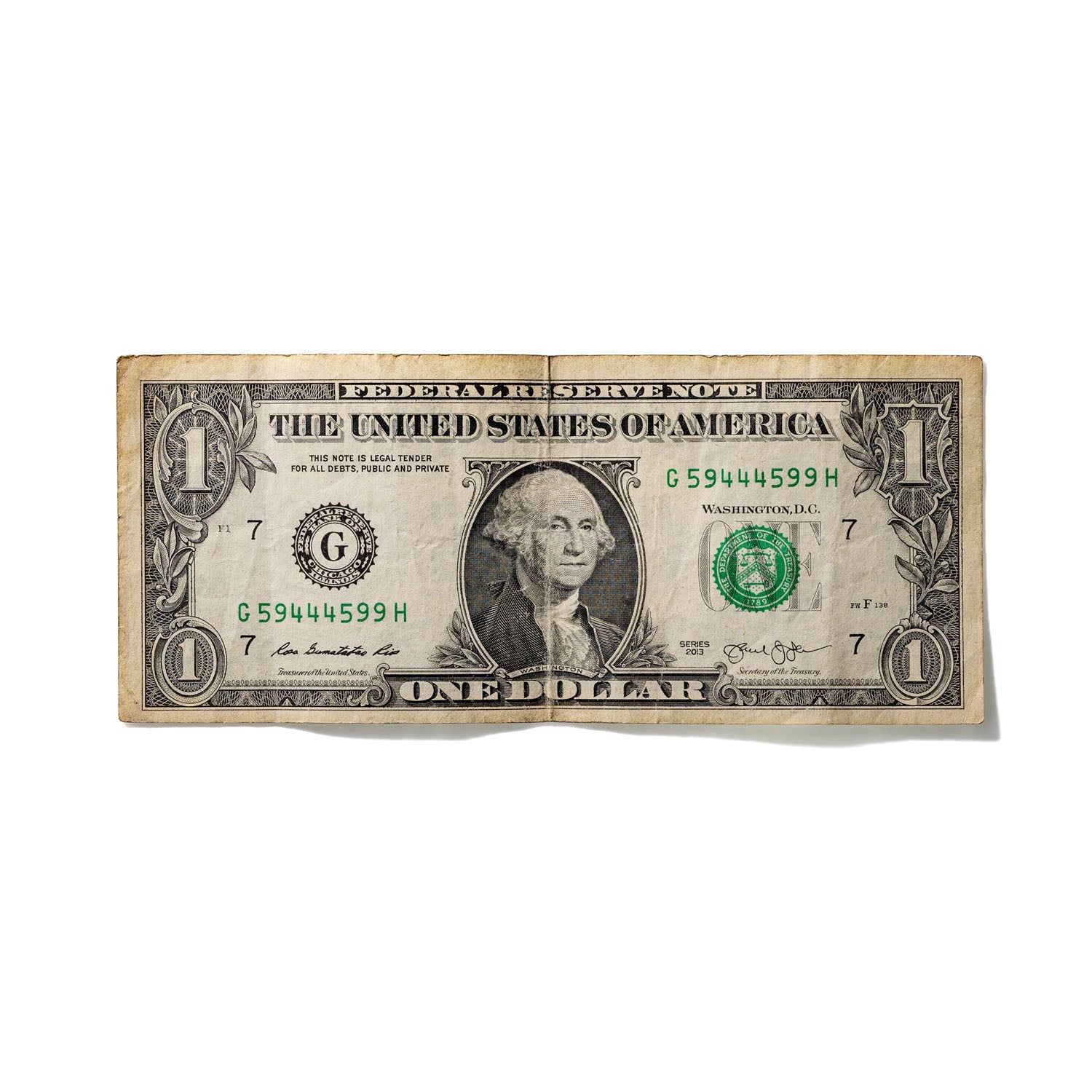 One-Dollar Bill No. 788