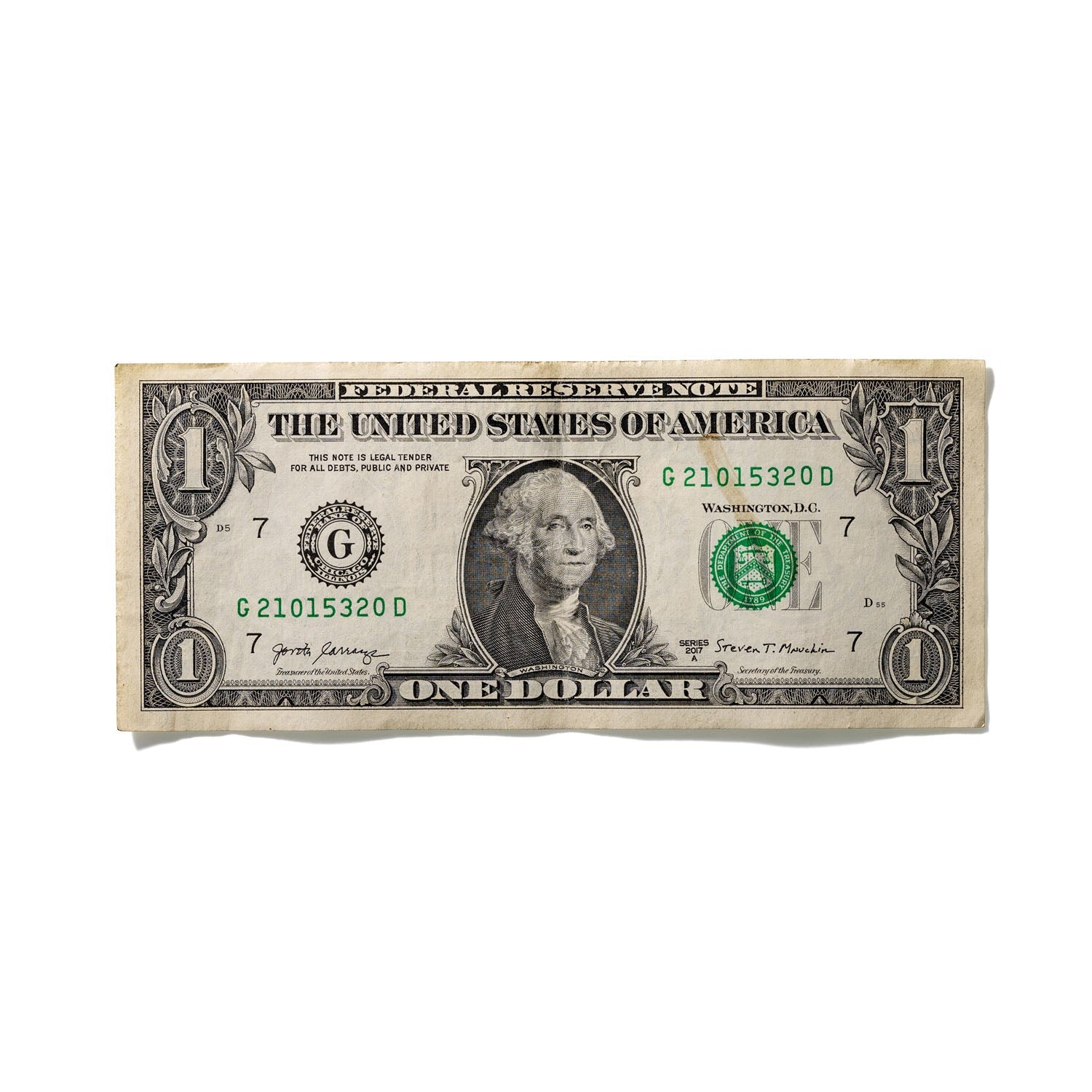 One-Dollar Bill No. 791