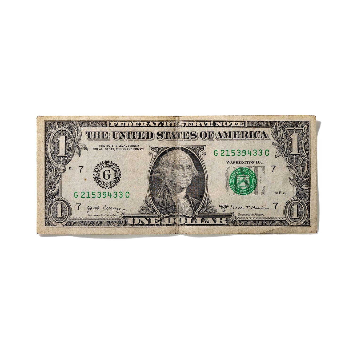 One-Dollar Bill No. 795