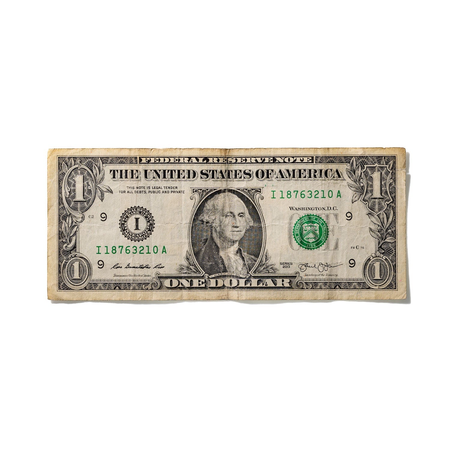 One-Dollar Bill No. 799