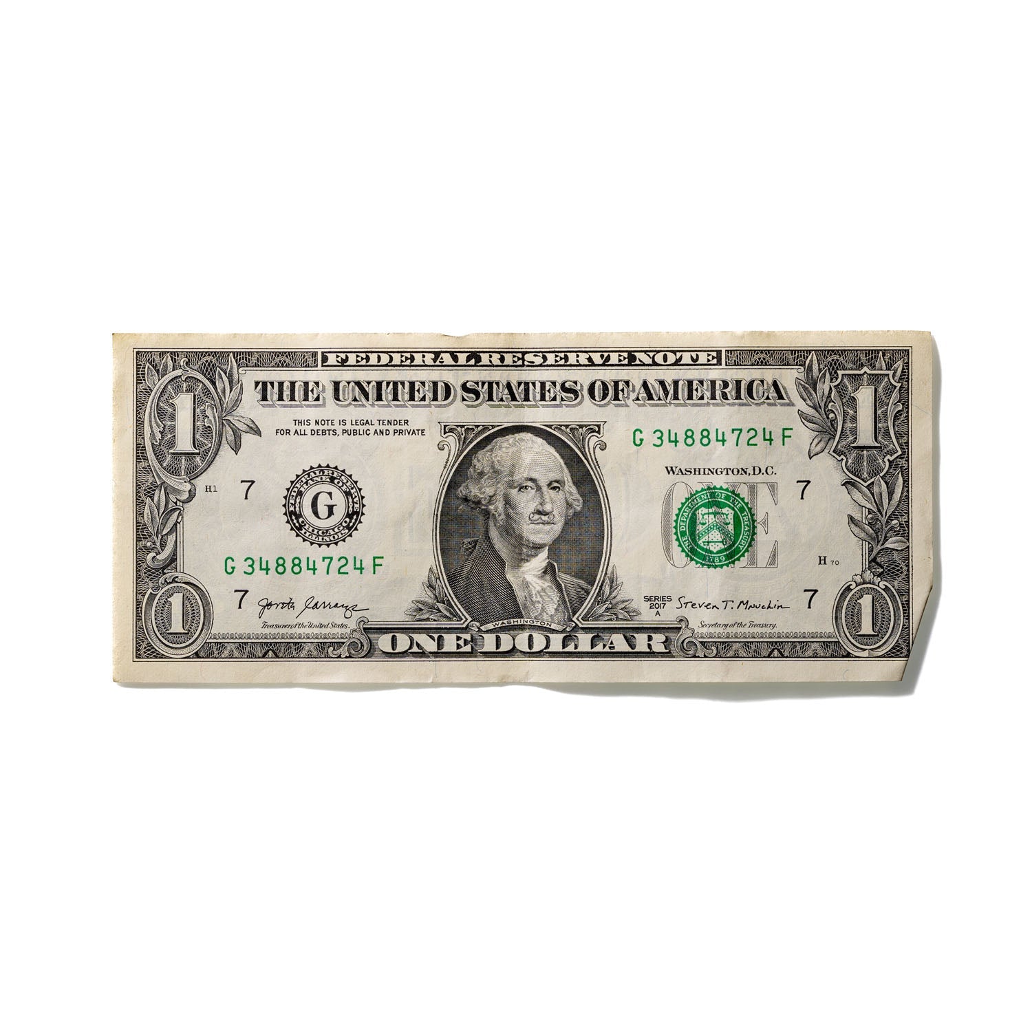 One-Dollar Bill No. 804