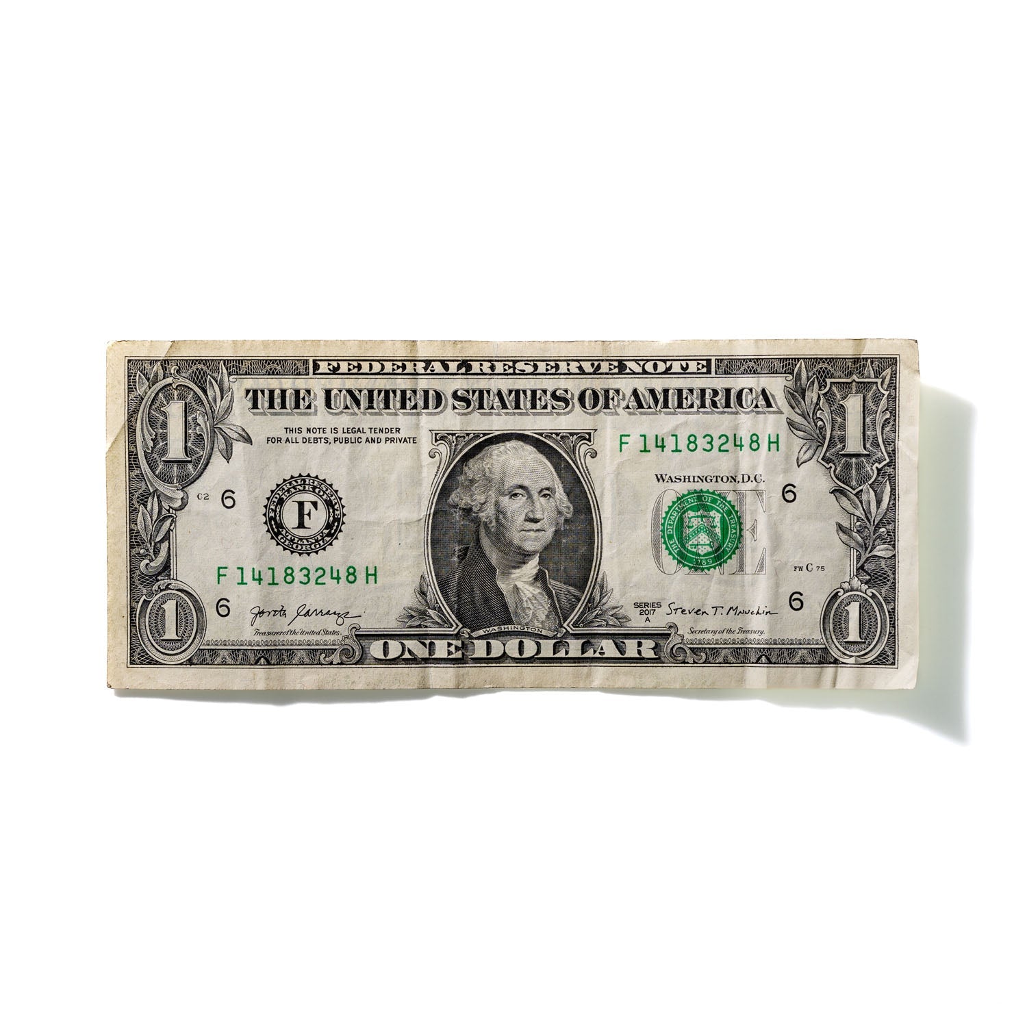 One-Dollar Bill No. 805