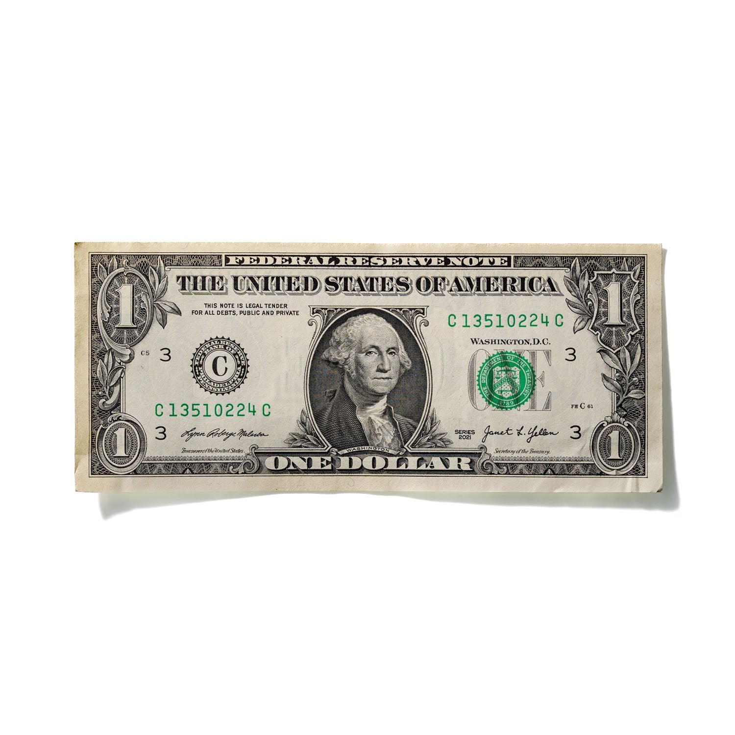 One-Dollar Bill No. 808