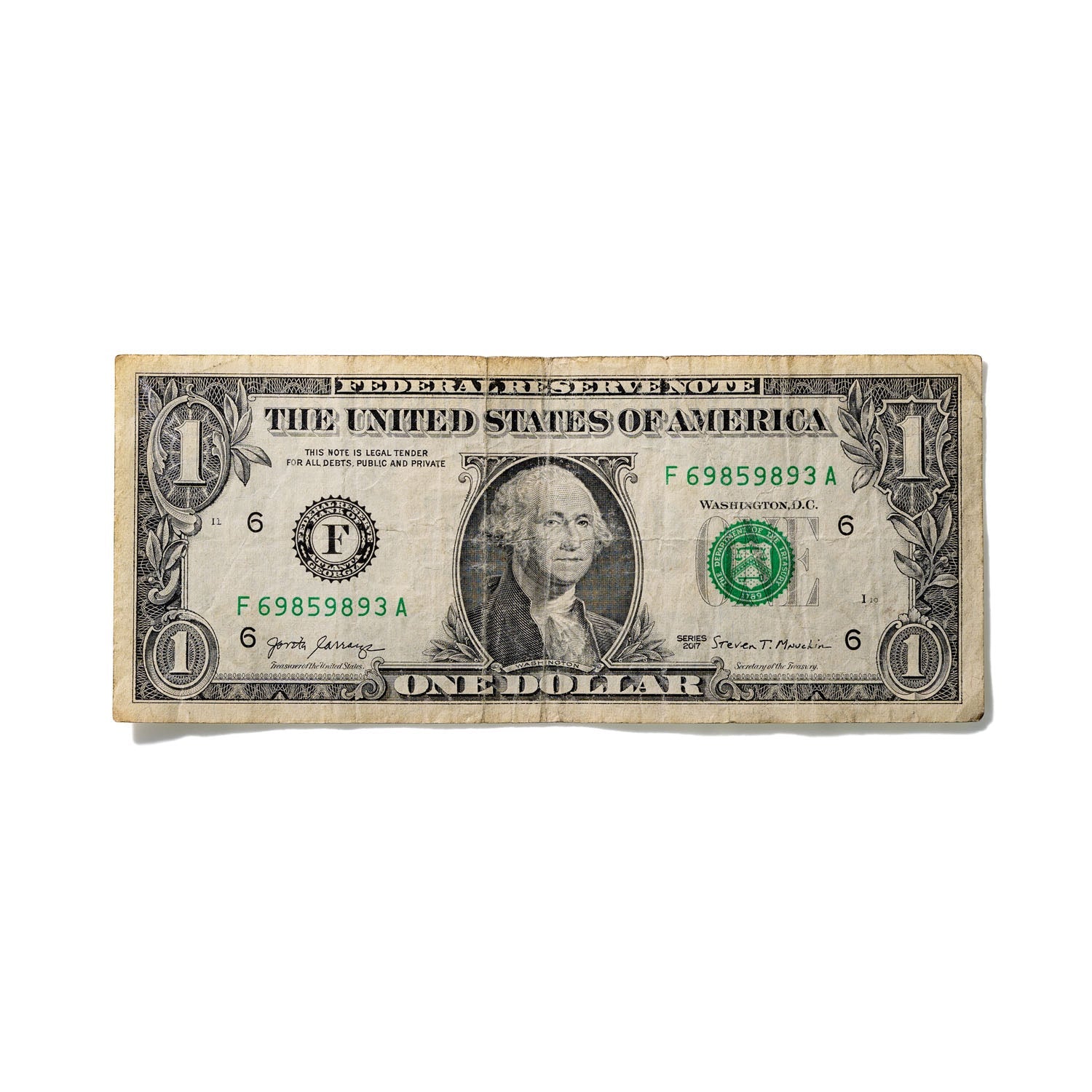 One-Dollar Bill No. 811